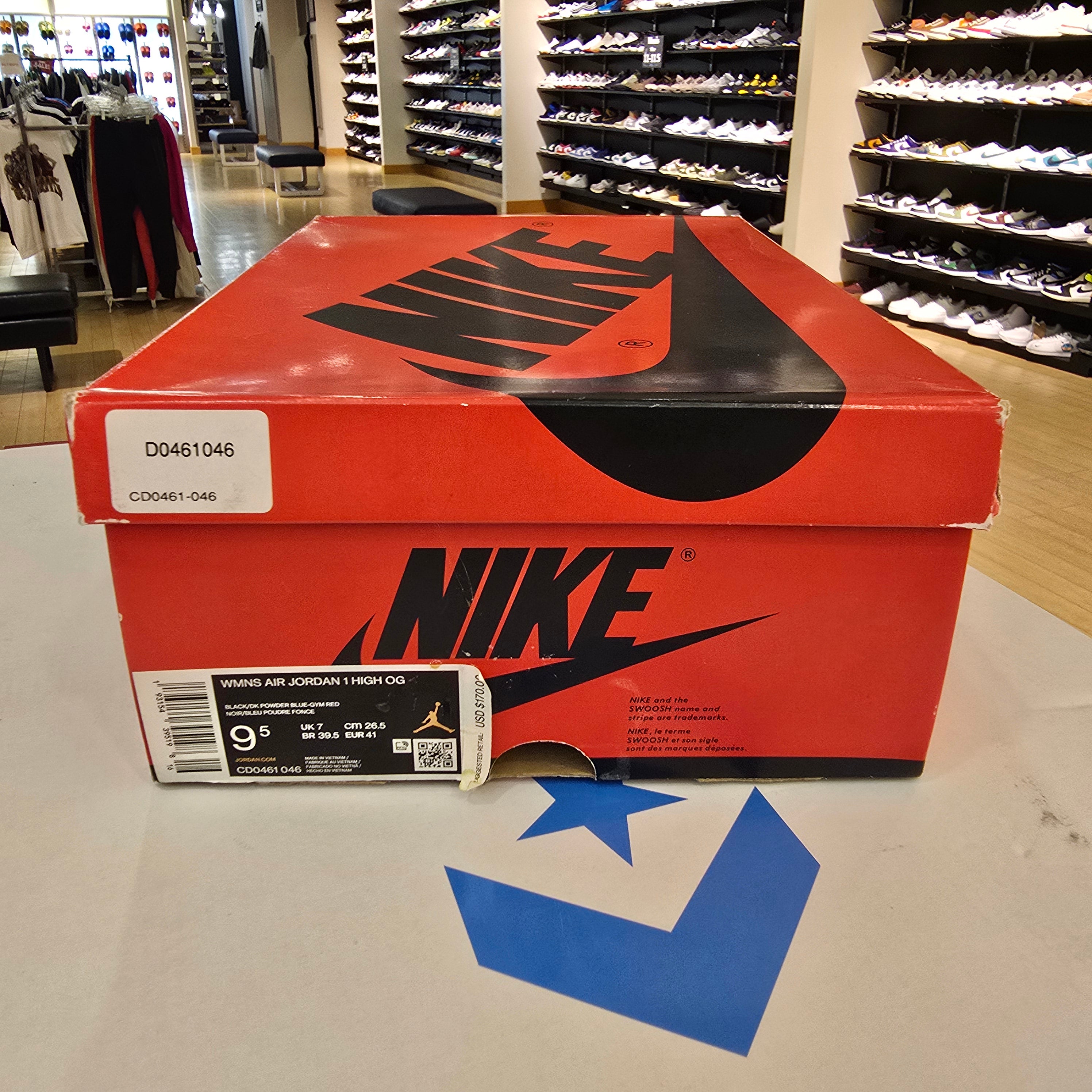 Jordan 1 Retro High NC to Chi (Women's) SZ 9.5/8M USED