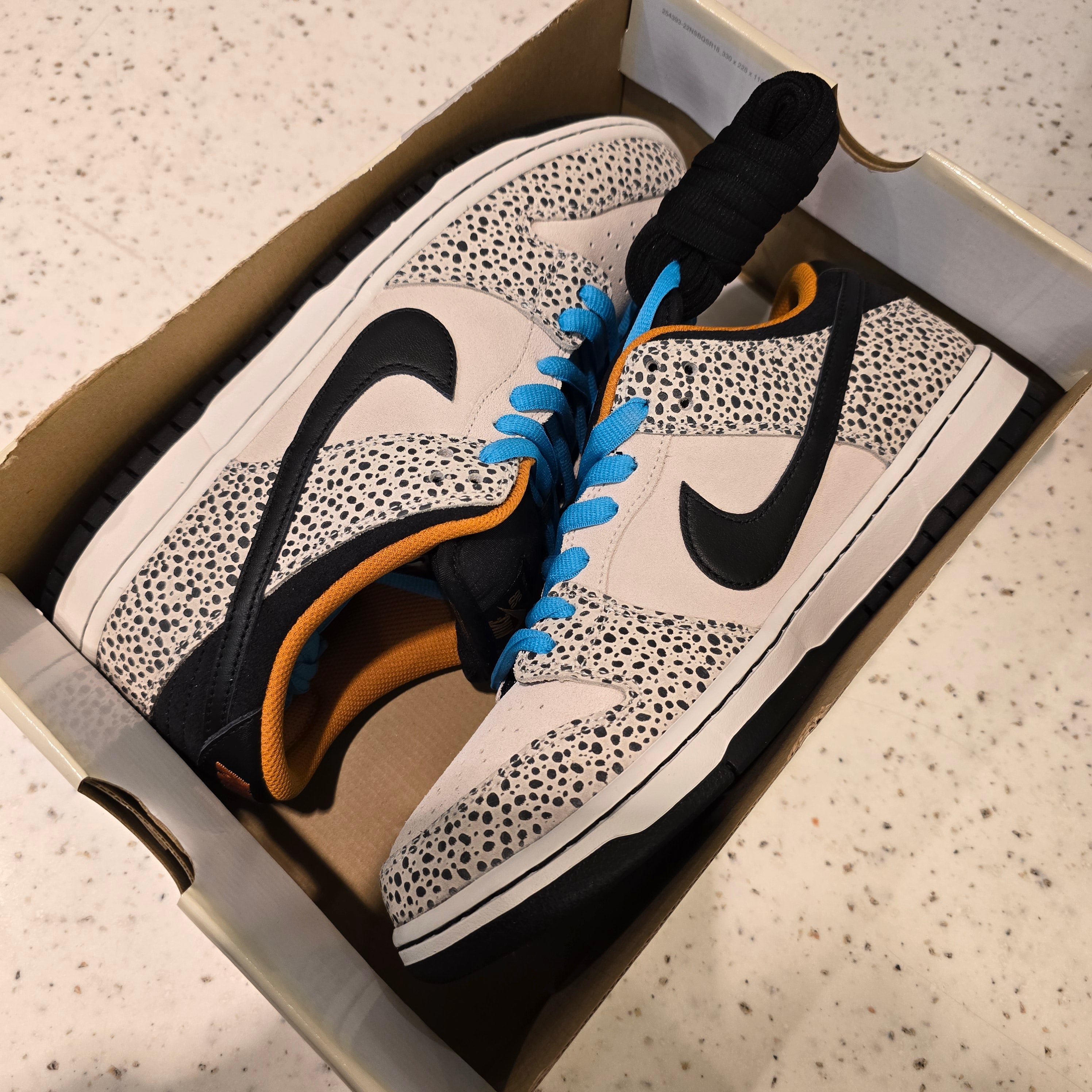 Nike SB Dunk Low Electric Pack Olympic Safari SZ 11 MISSING LID