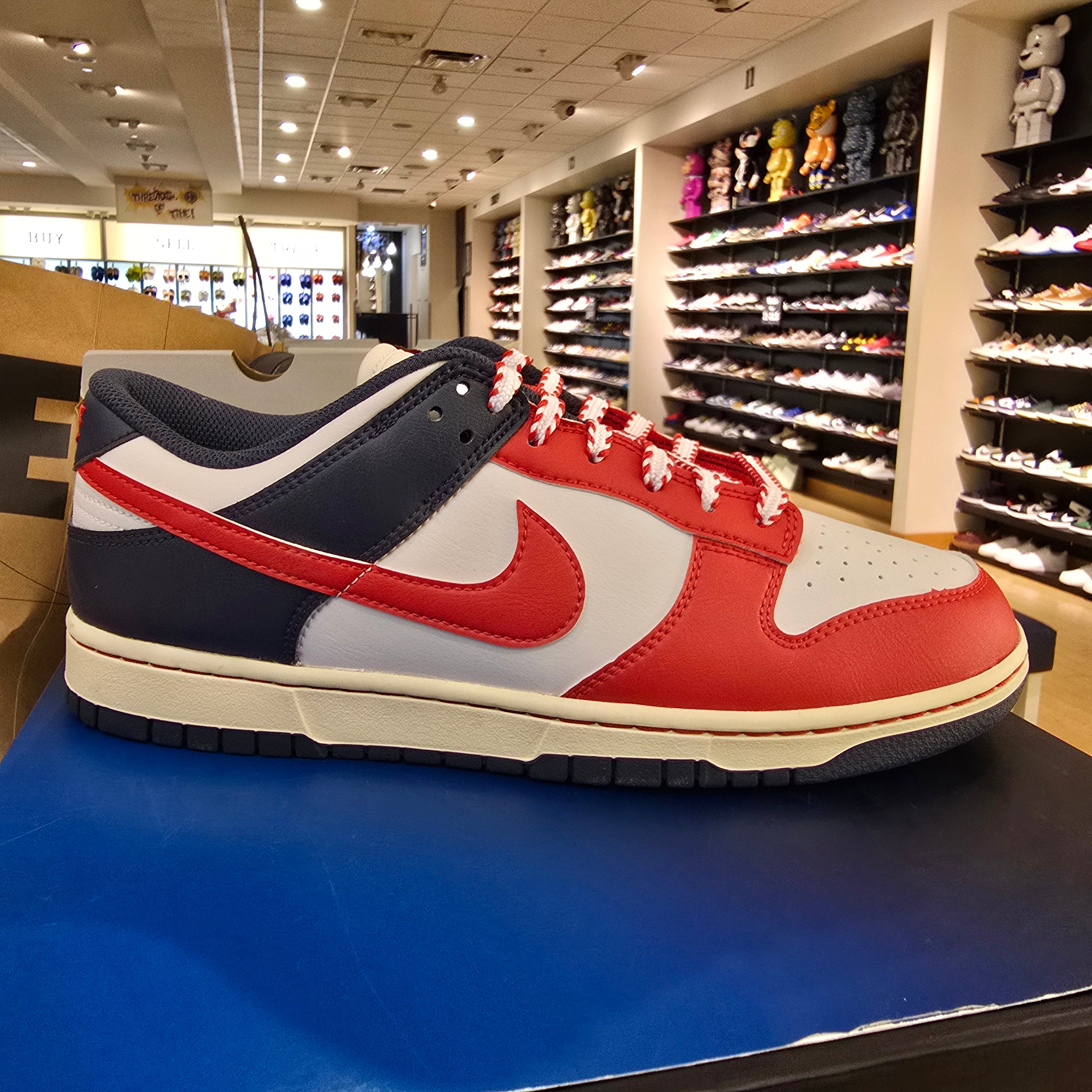 Nike Dunk Low Boston Red Sox SZ 11 MISSING LID