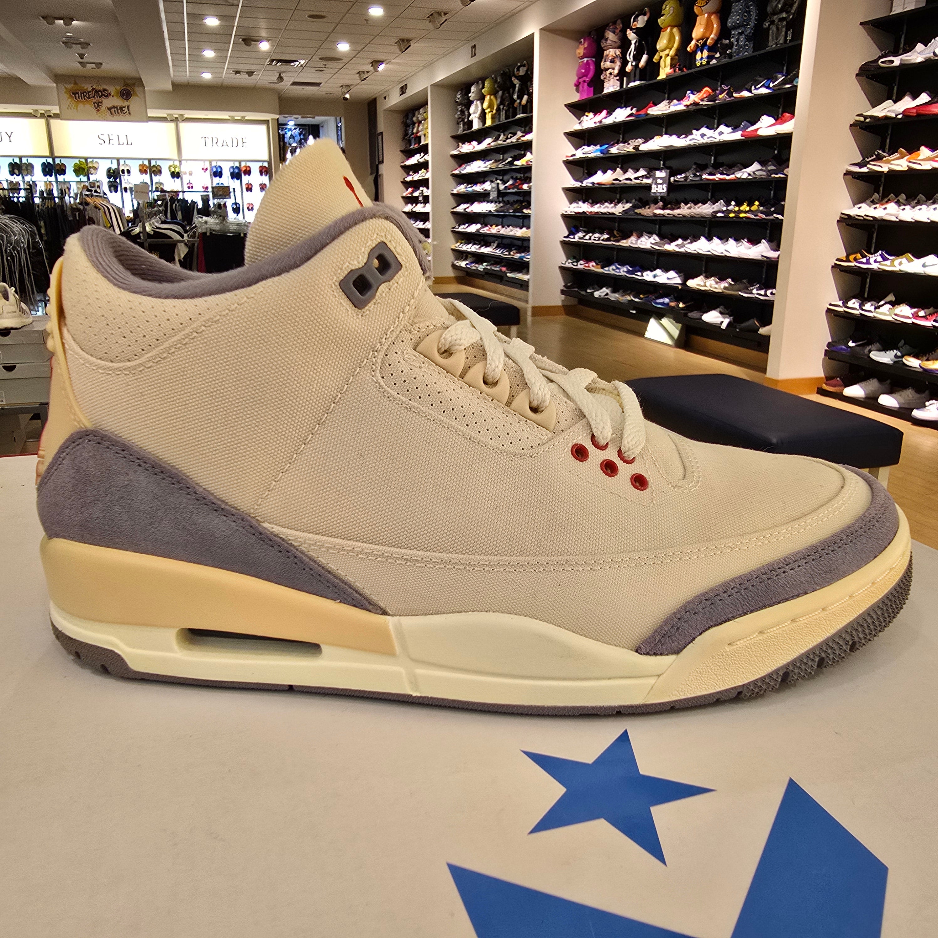 Jordan 3 Retro Muslin SZ 8.5 USED