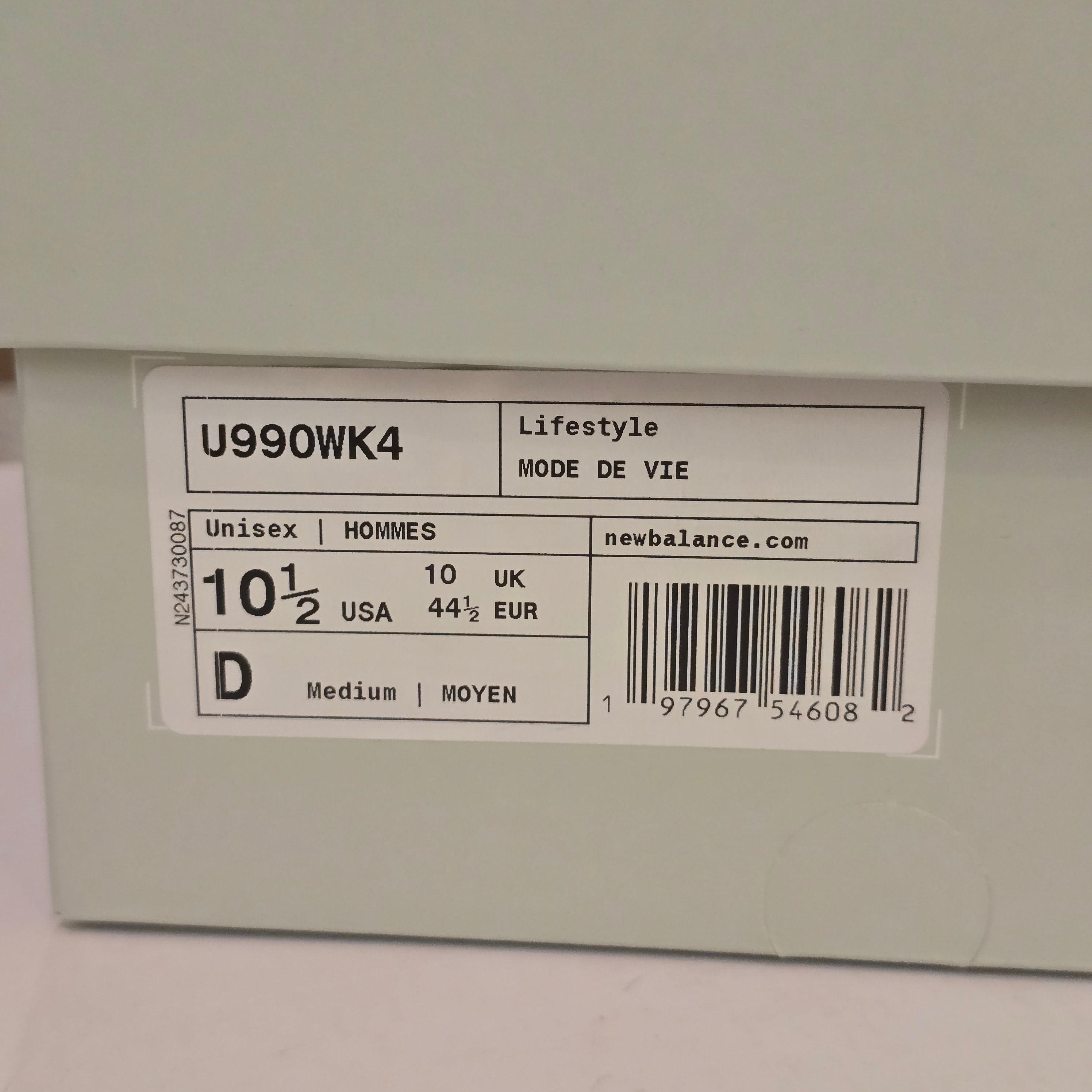 New Balance 990v4 MiUSA The Whitaker Group Willful Bias SZ 10.5