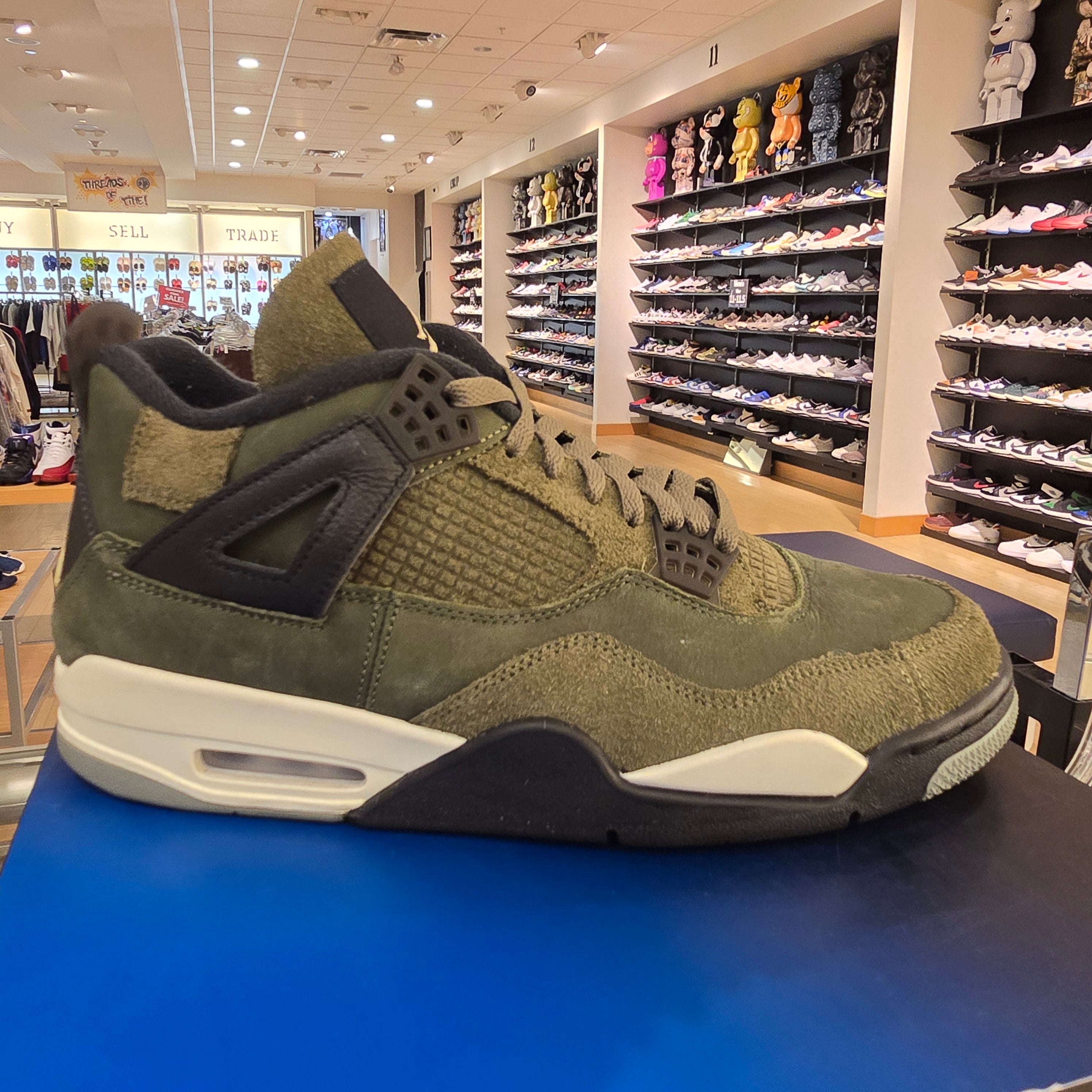 Jordan 4 Retro SE Craft Medium Olive SZ 11 USED