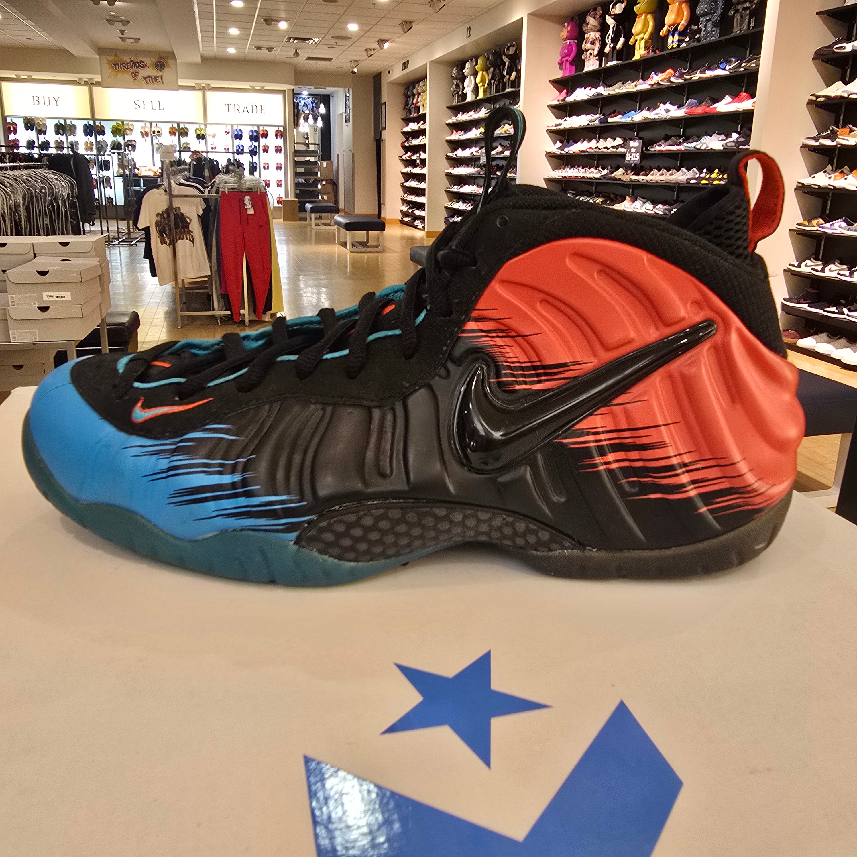 Nike Air Foamposite Pro Spiderman SZ 12 USED NO BOX