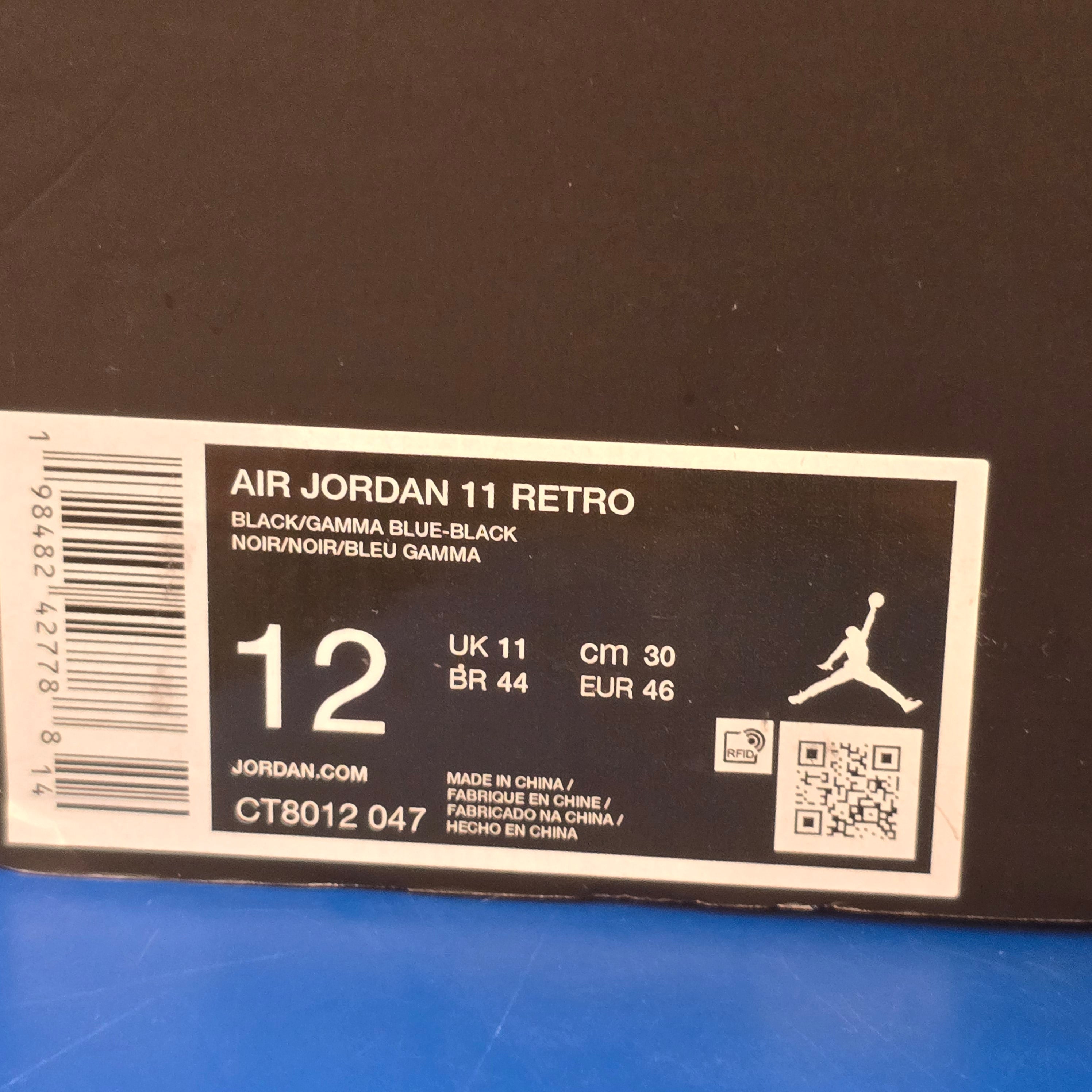 Jordan 11 Retro Gamma Blue (2025) SZ 12
