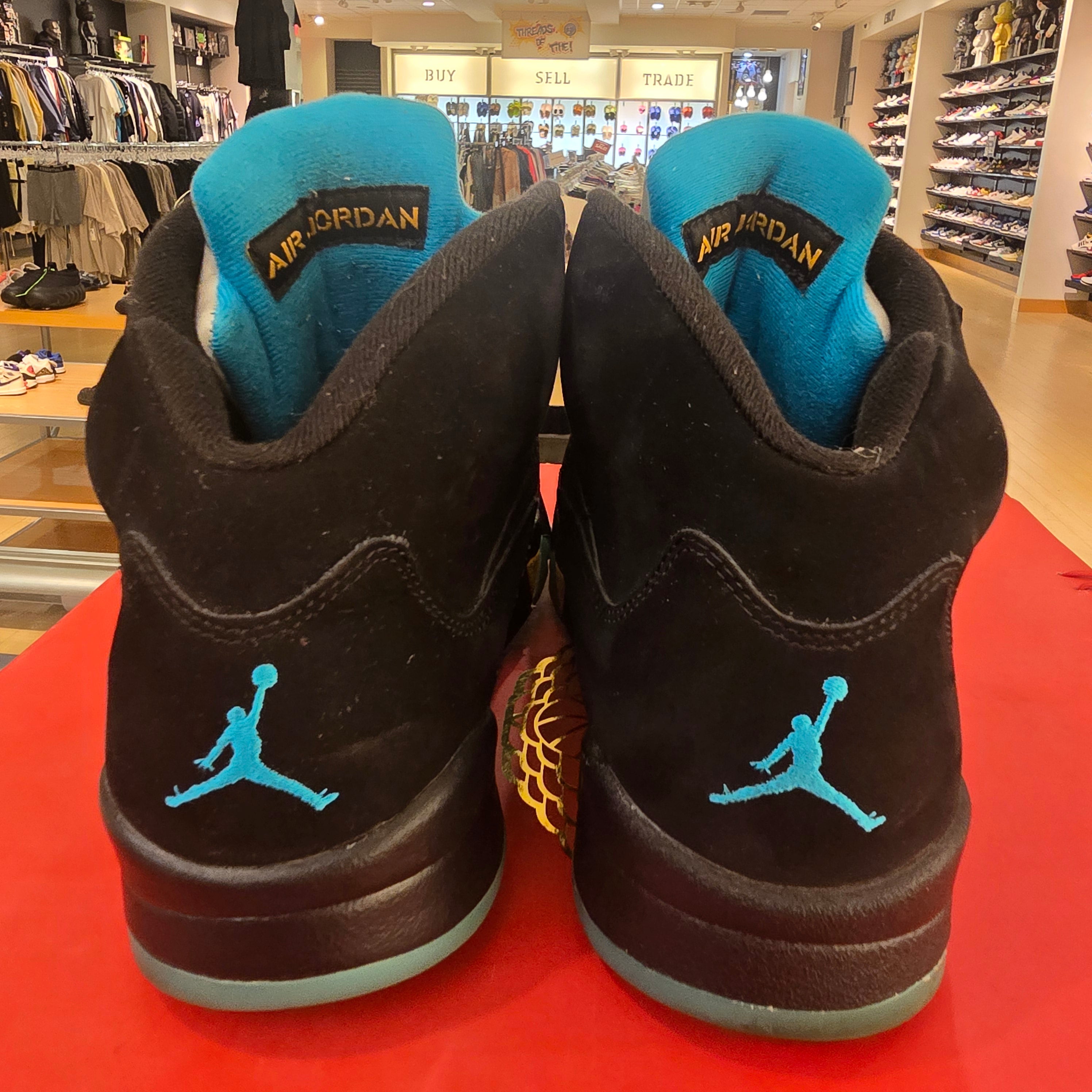 Jordan 5 Retro Aqua SZ 10 USED NO BOX