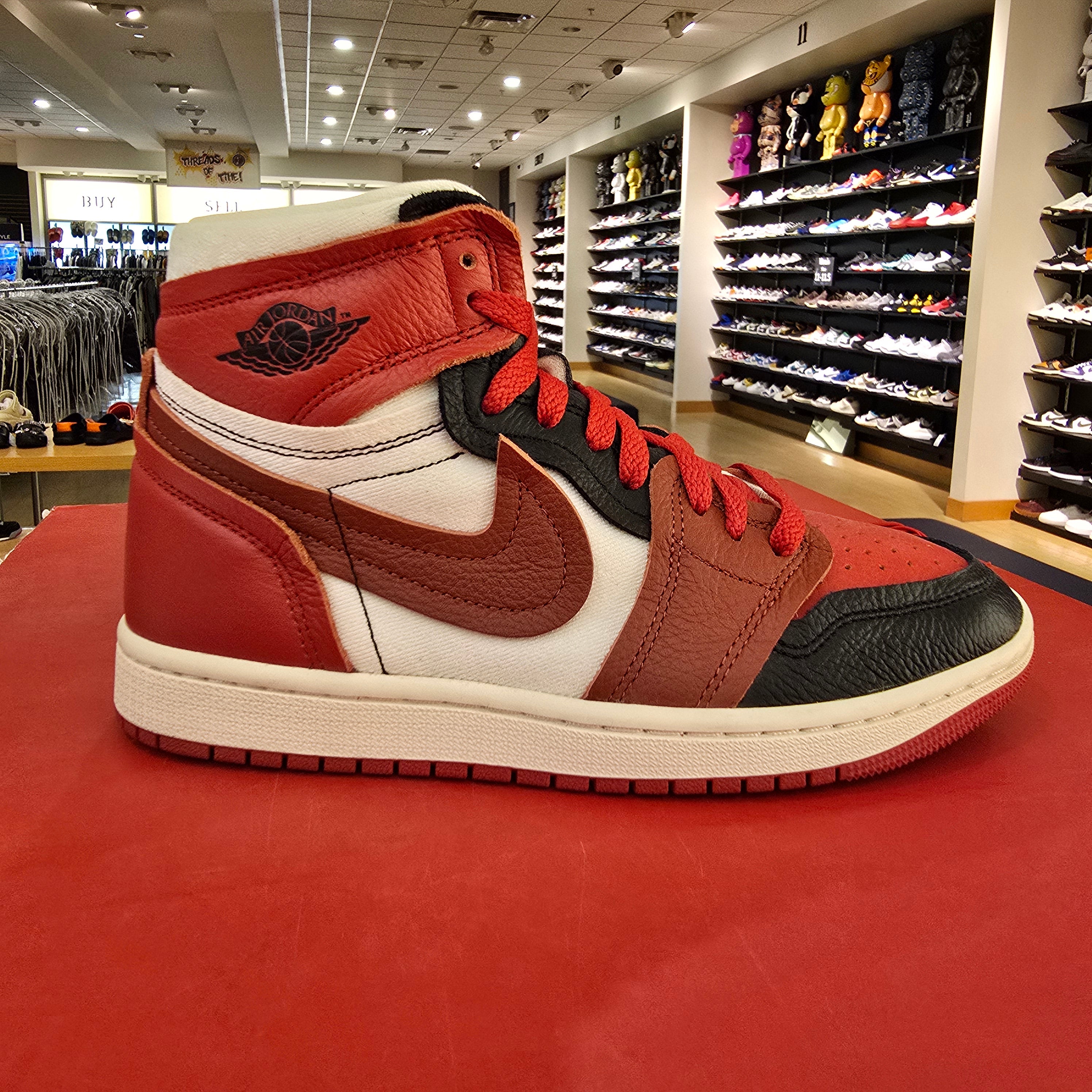 Jordan 1 High Method of Make Sport Red (Women's) SZ 7/5.5M USED NO BOX