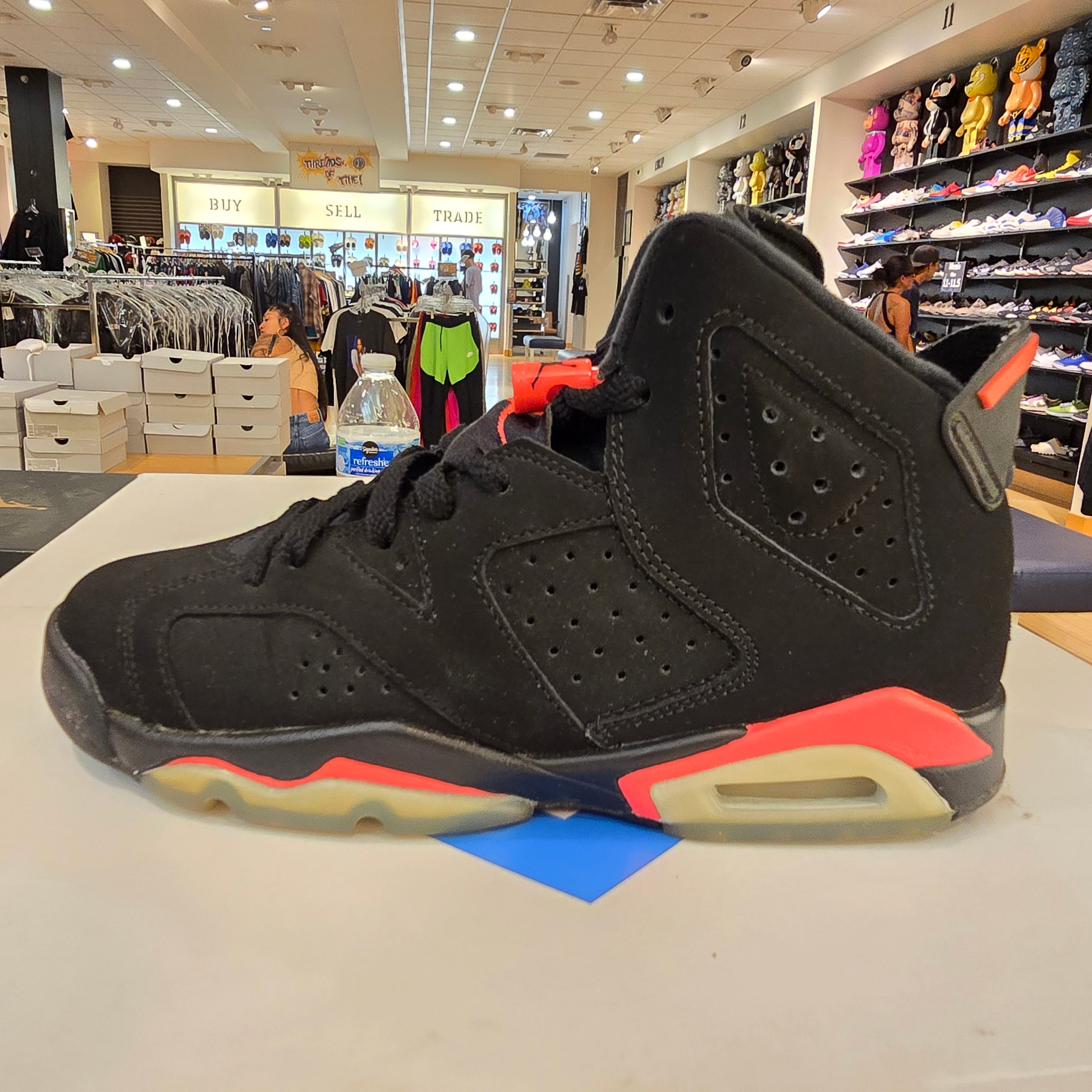Jordan 6 Retro Infrared Black (2014) (GS) SZ 5Y USED