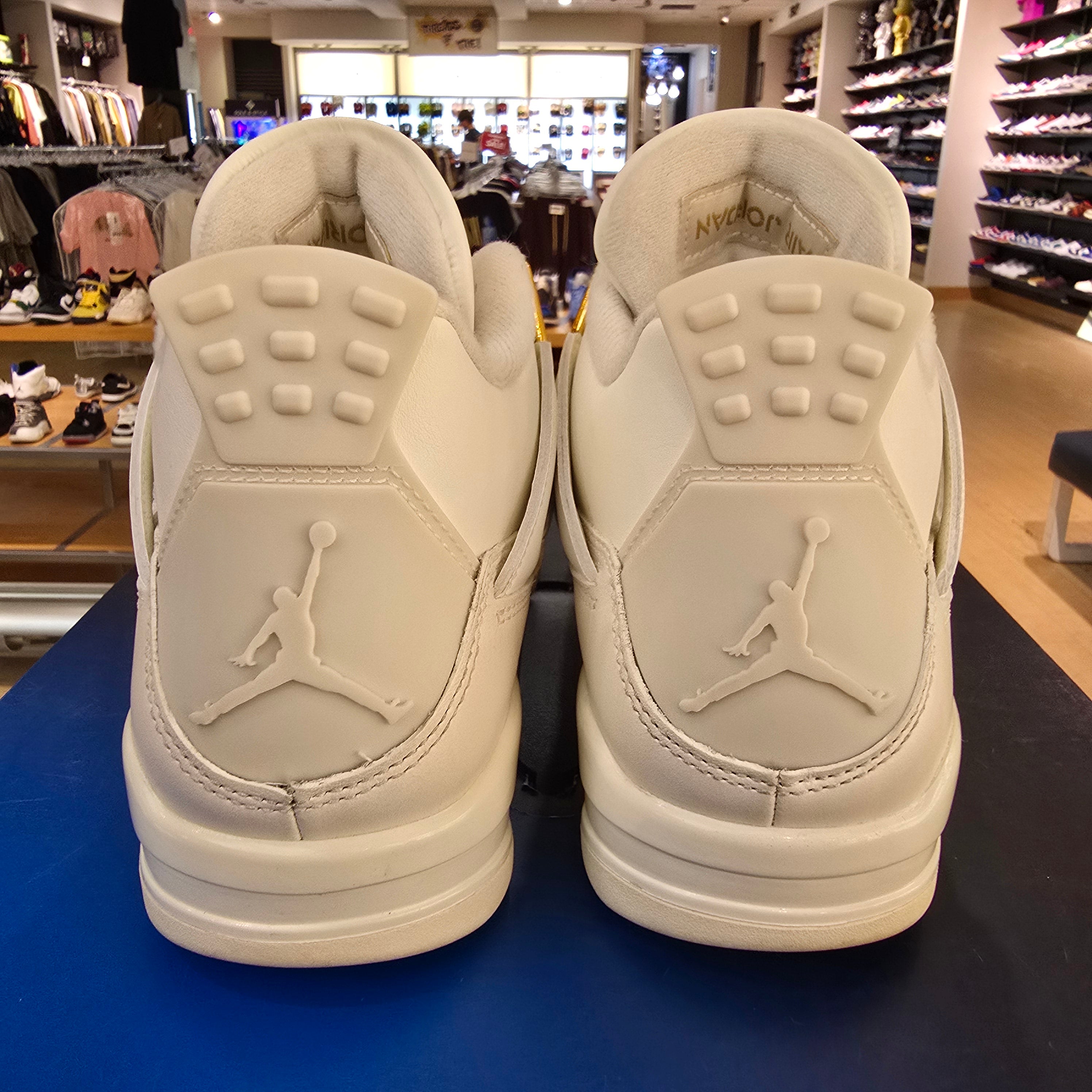Jordan 4 Retro Metallic Gold (Women's) SZ 8.5/7M USED REP BOX
