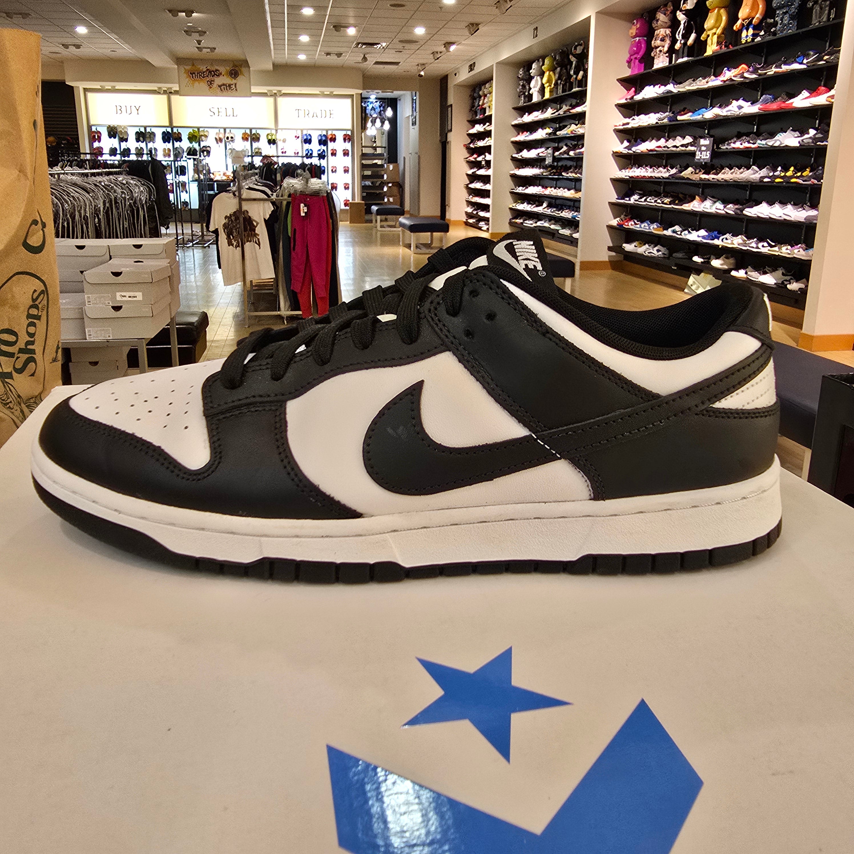 Nike Dunk Low Retro White Black Panda SZ 12 USED NO BOX