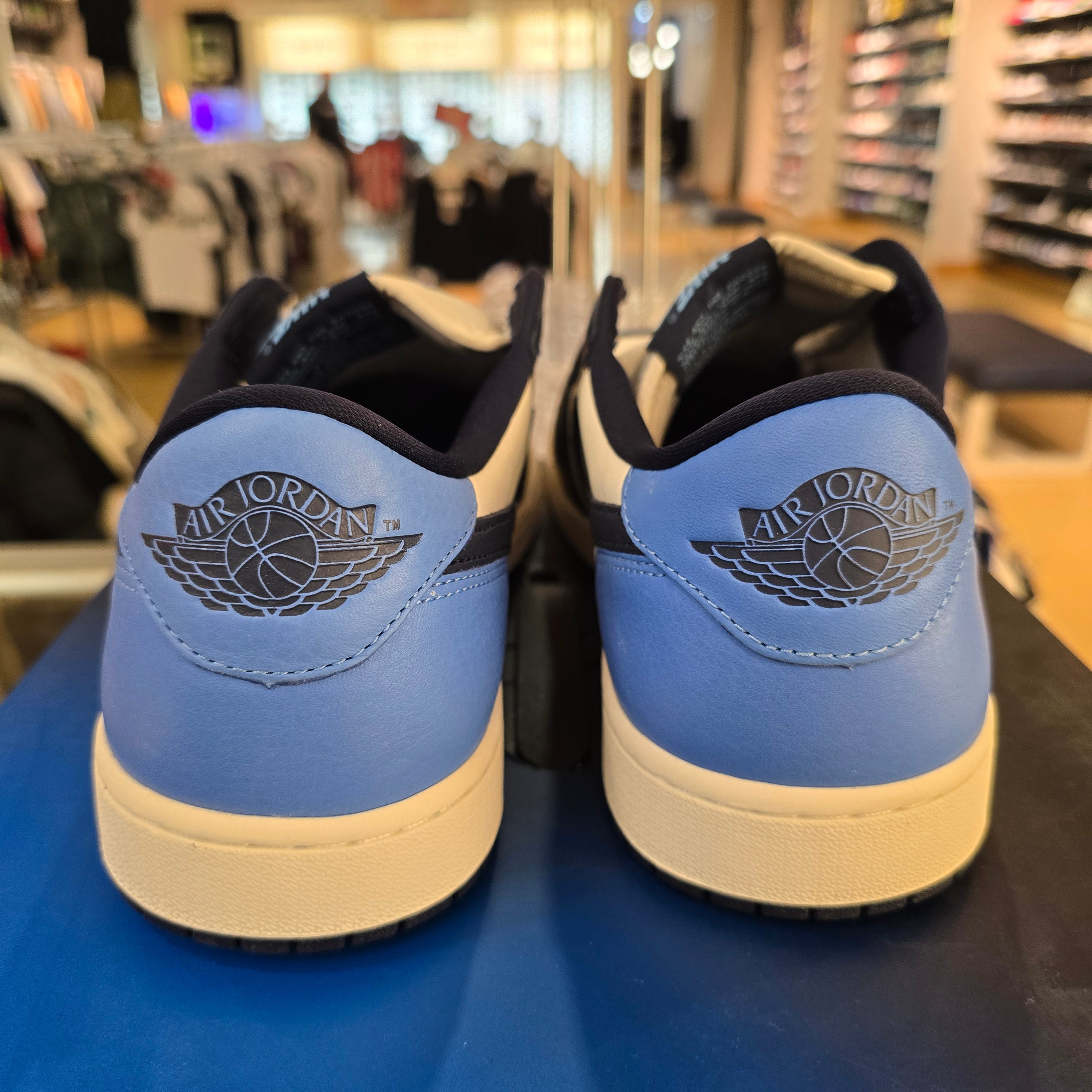 Jordan 1 Low OG Obsidian UNC SZ 14 REP BOX MISSING LID