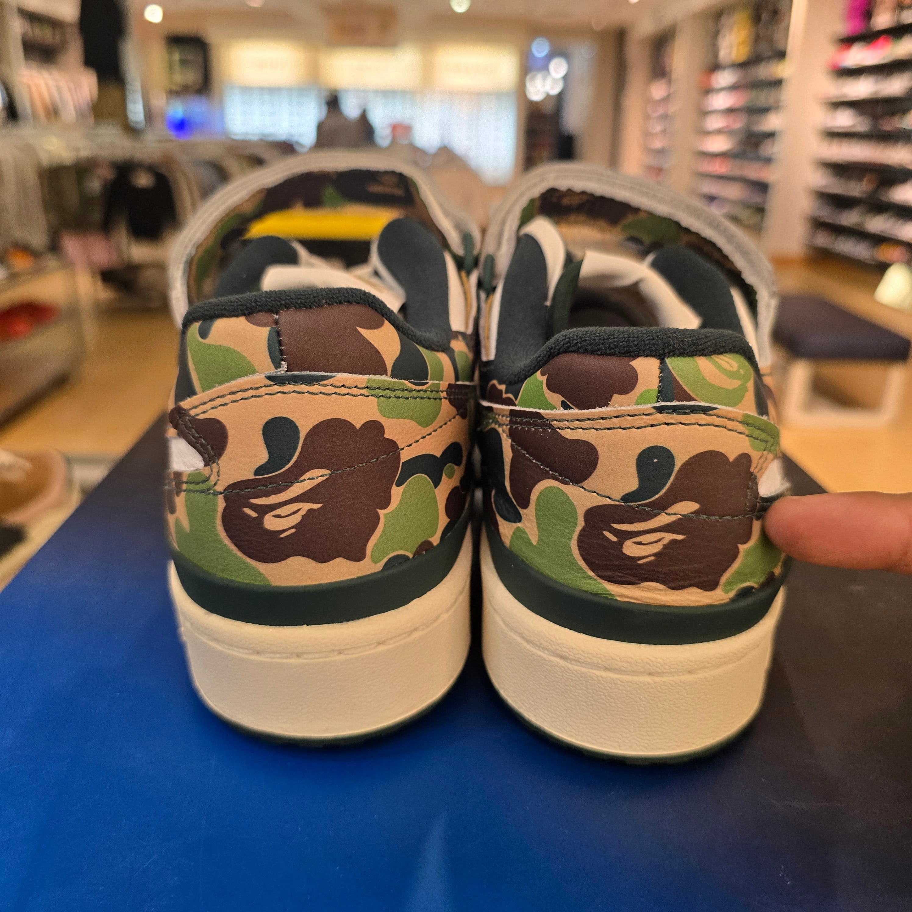 Adidas Forum 84 Low Bape 30th Anniversary Green Camo SZ 9.5