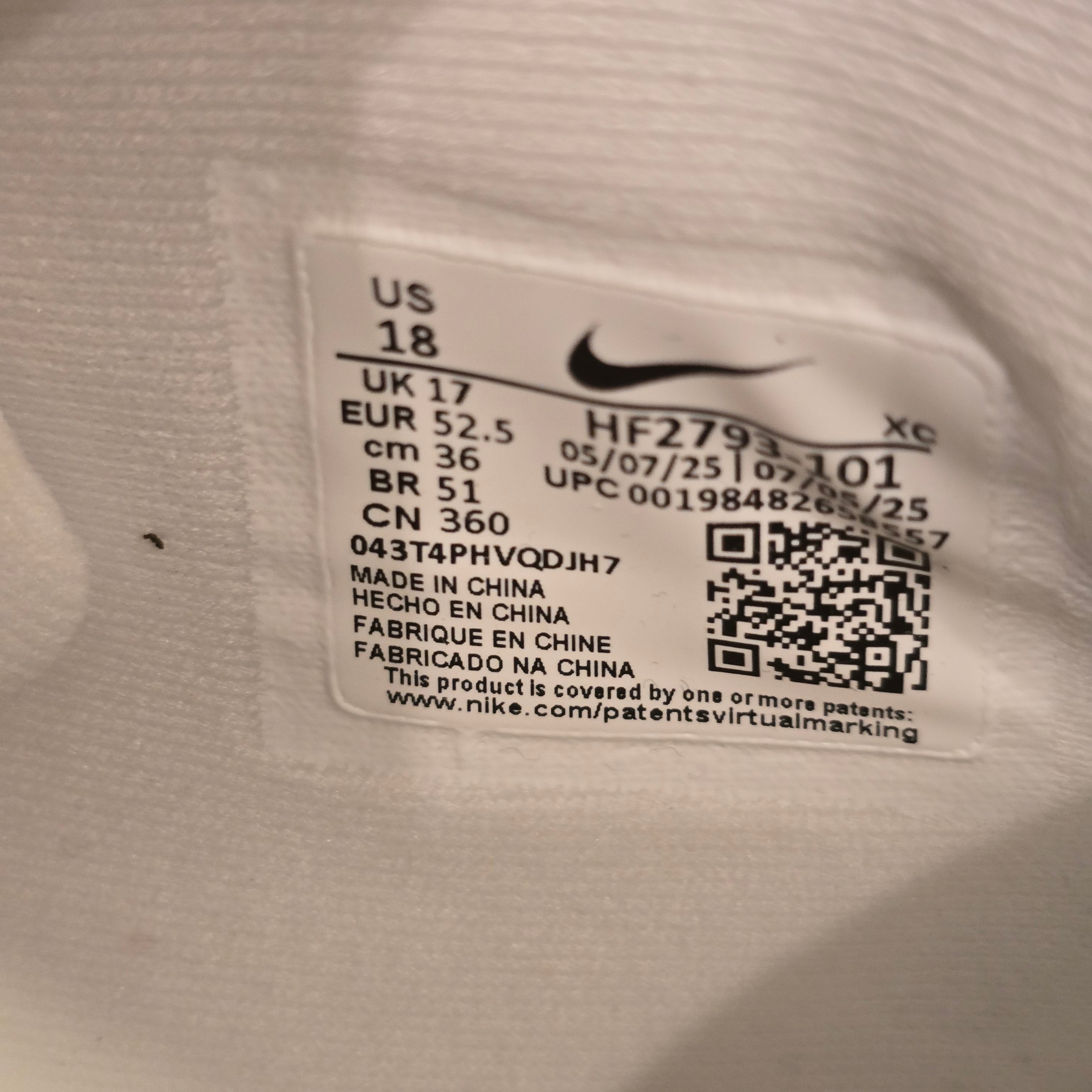 Nike Ja 3 Sound Check SZ 18 MISSING LID