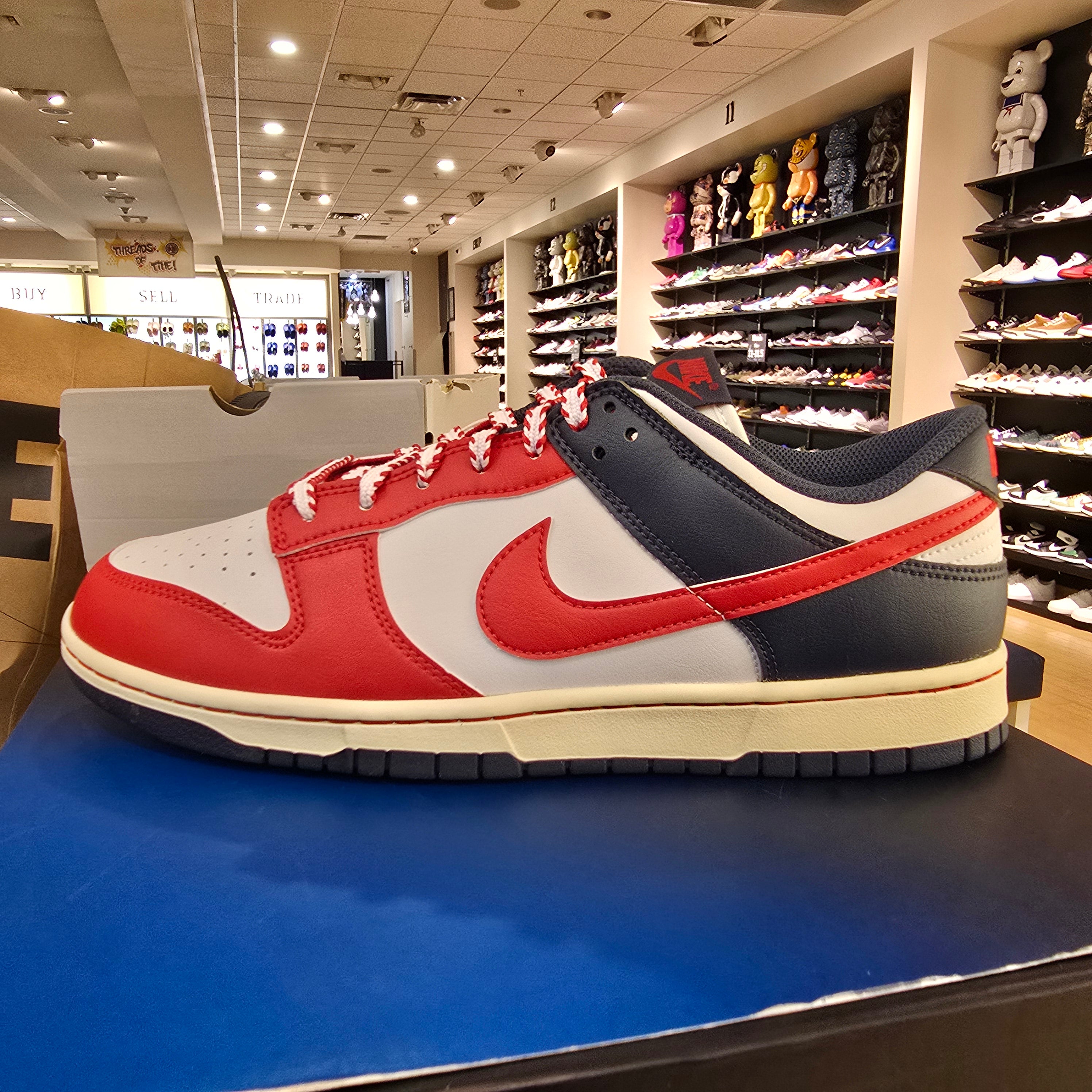 Nike Dunk Low Boston Red Sox SZ 11 MISSING LID