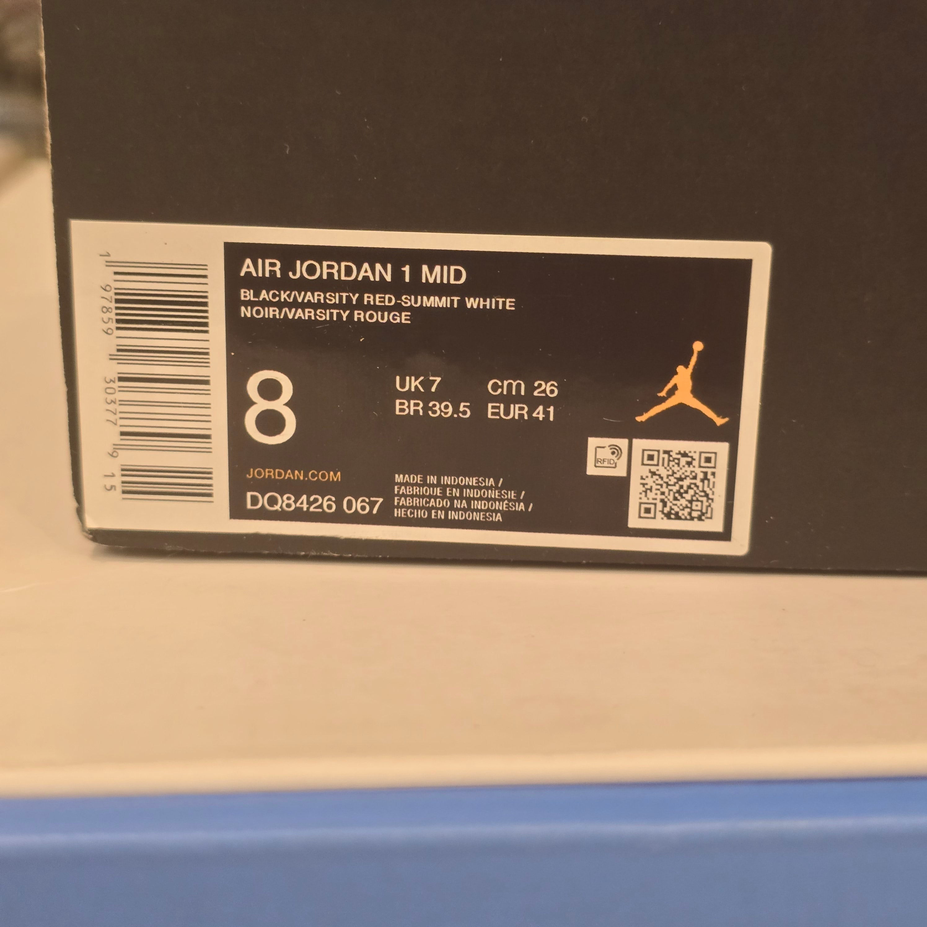 Jordan 1 Mid Bred Twist SZ 8 USED