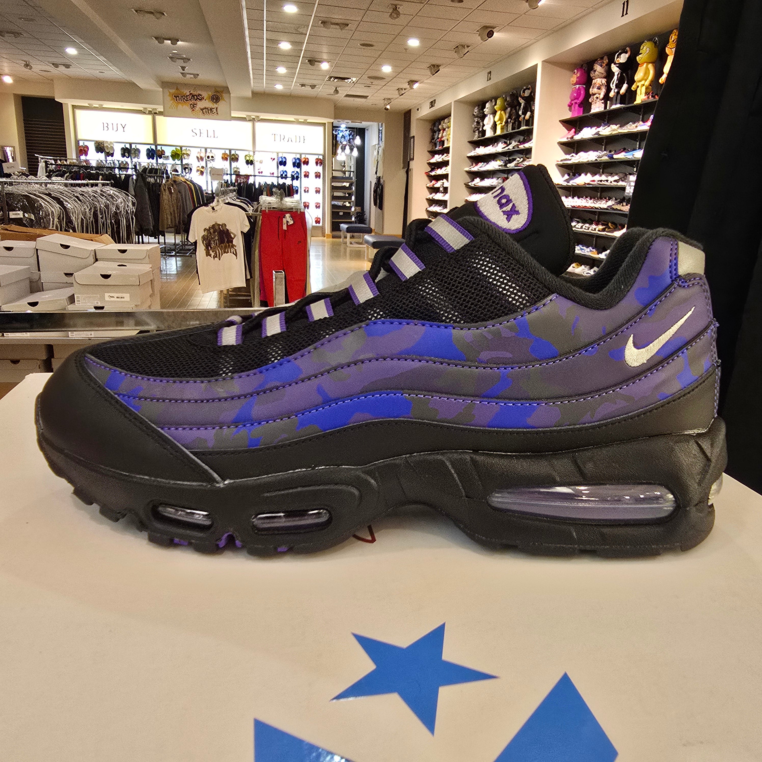 Nike Air Max 95 Court Purple Wild Grape Camo SZ 10.5