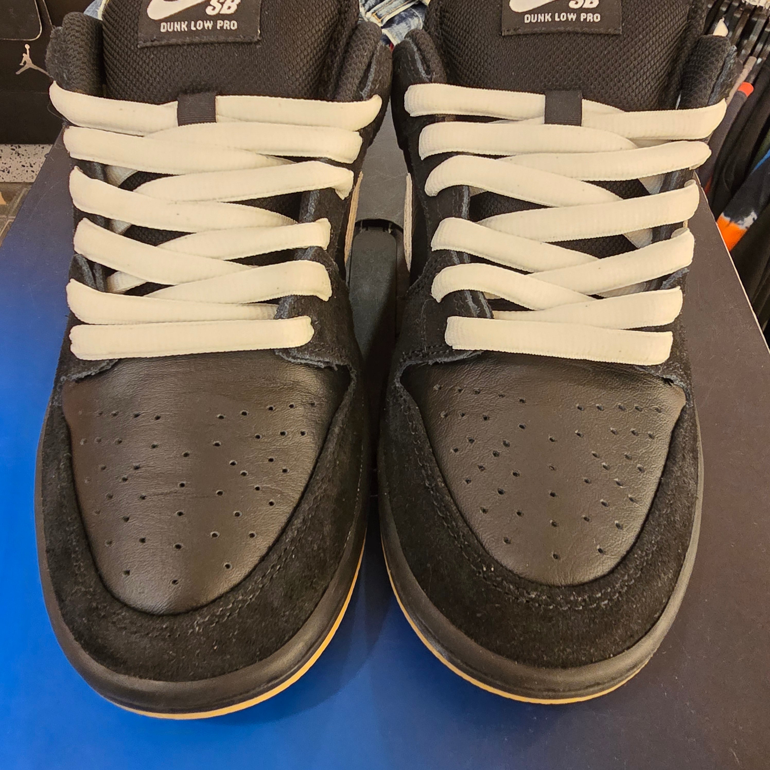 Nike Dunk Low Pro SB Black White Gum SZ 8
