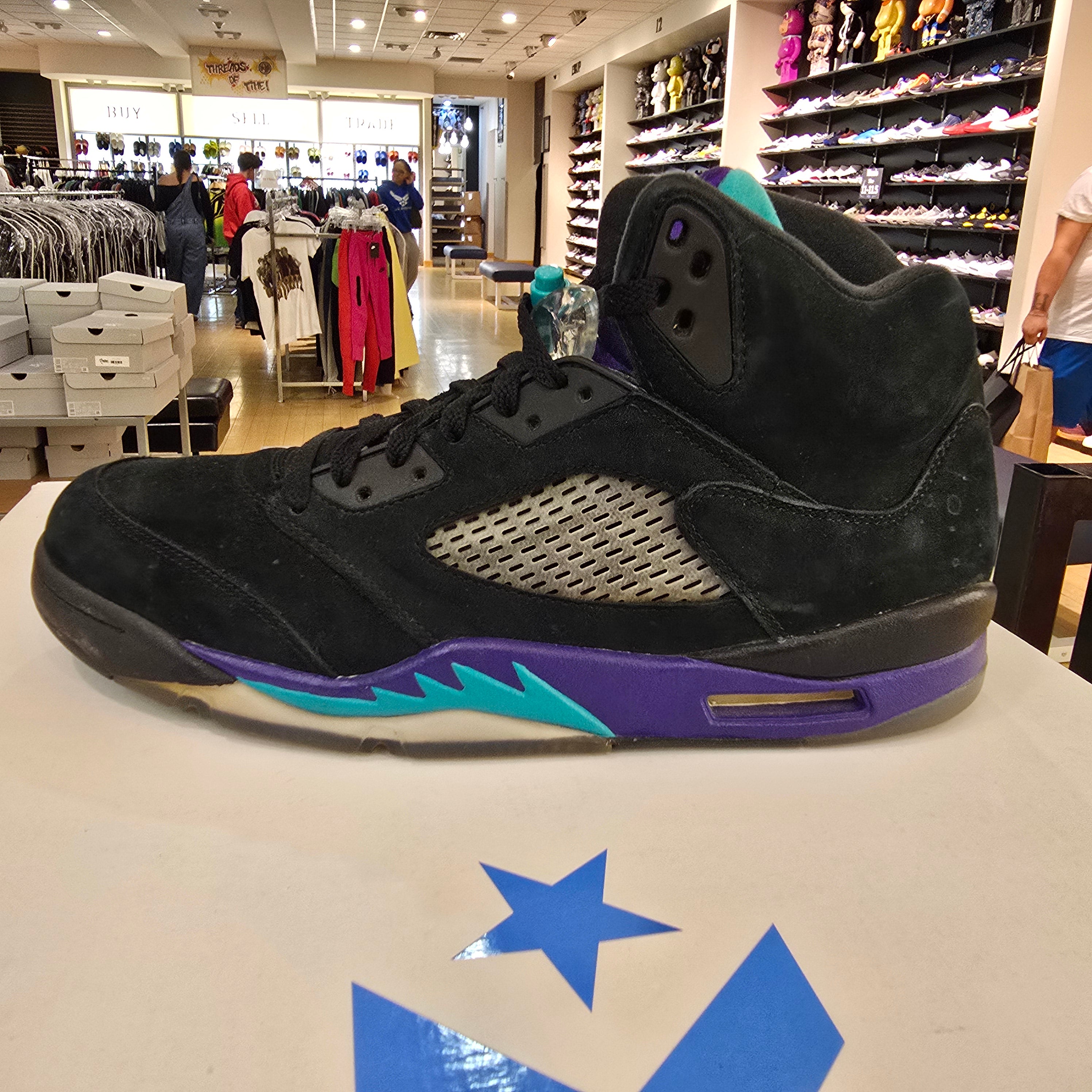 Jordan 5 Retro Black Grape (2013) SZ 11.5 USED NO BOX