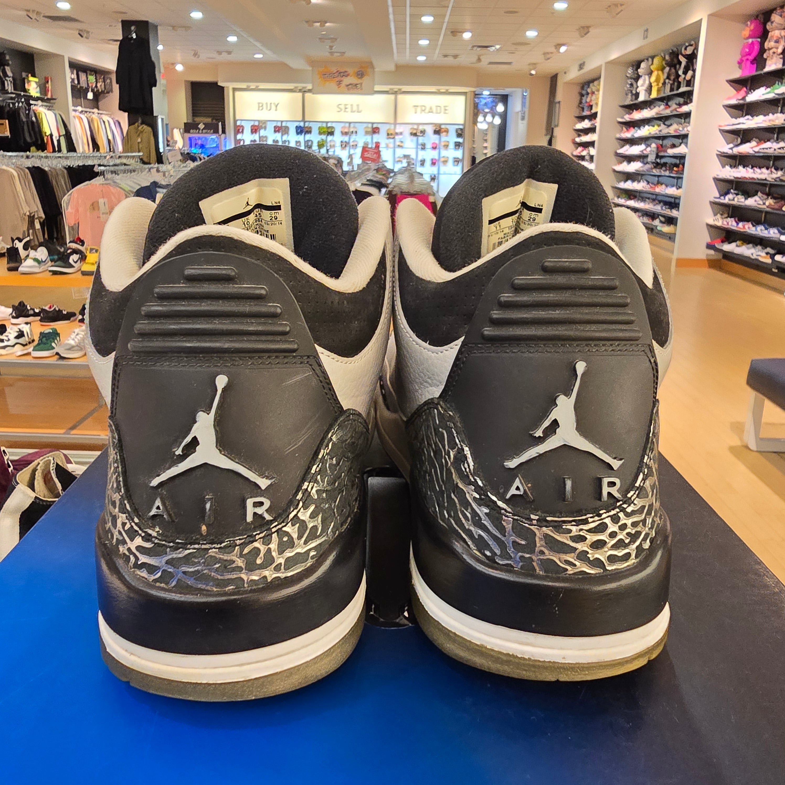 Jordan 3 Retro Wolf Grey SZ 11 USED NO BOX