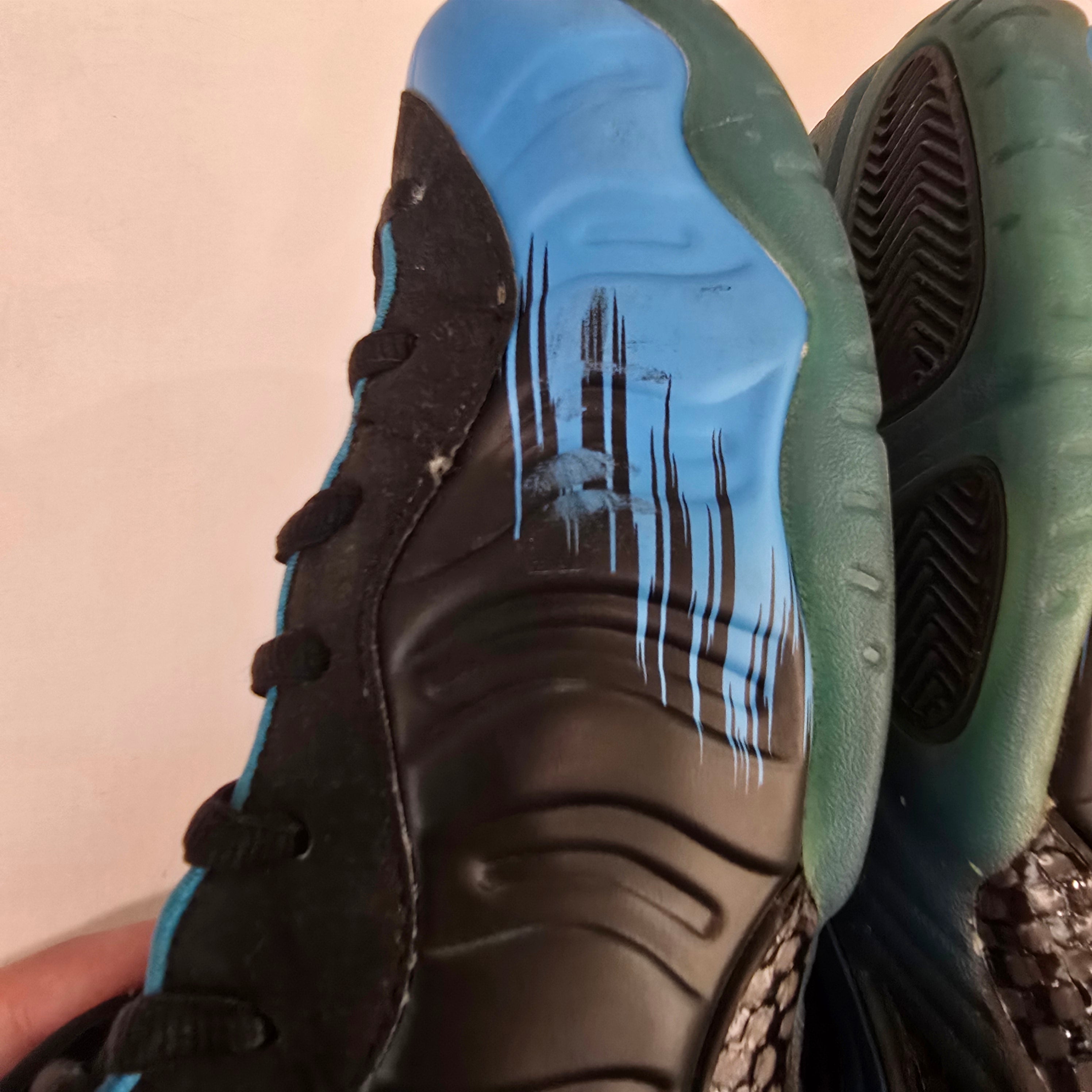 Nike Air Foamposite Pro Spiderman SZ 12 USED NO BOX
