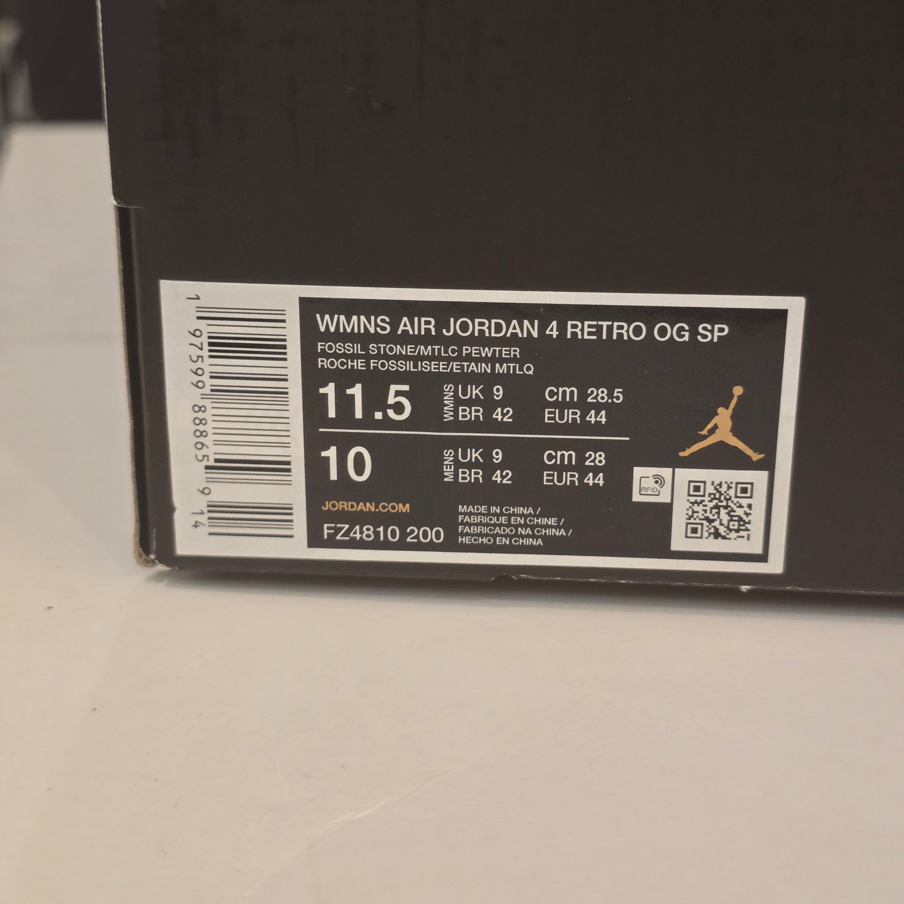 Jordan 4 Retro OG SP A Ma Maniere While You Were Sleeping (Women's) SZ 11.5/10M