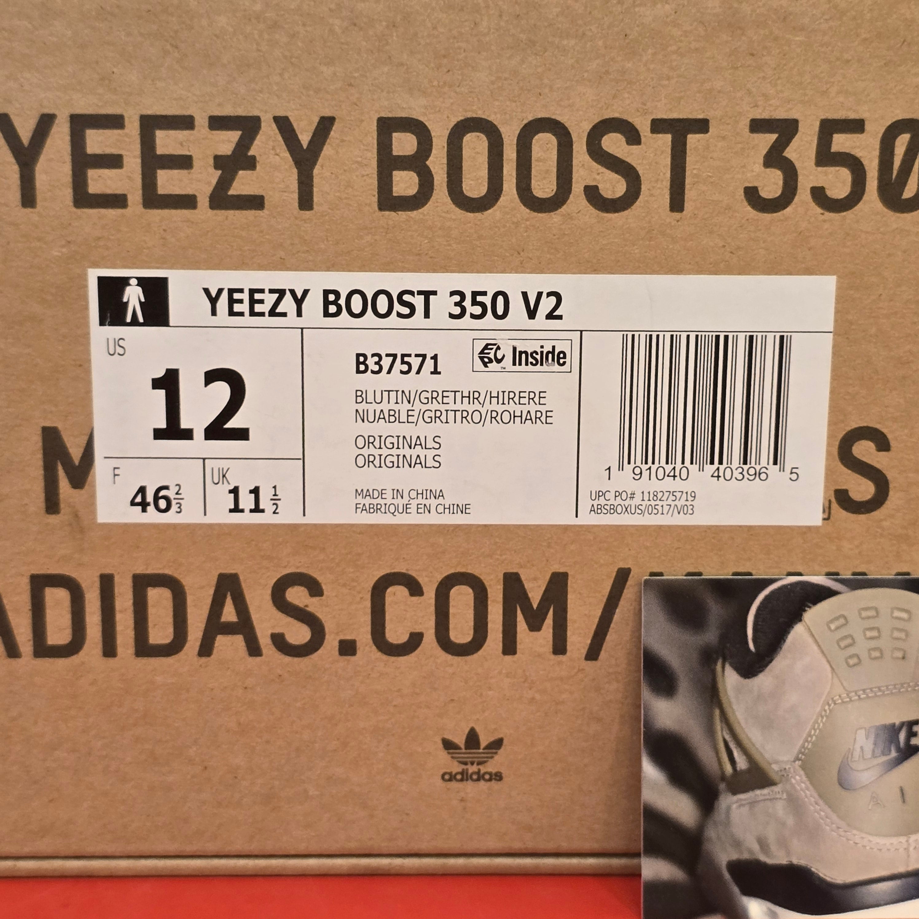 Adidas Yeezy Boost 350 V2 Blue Tint SZ 12 WORN 1X