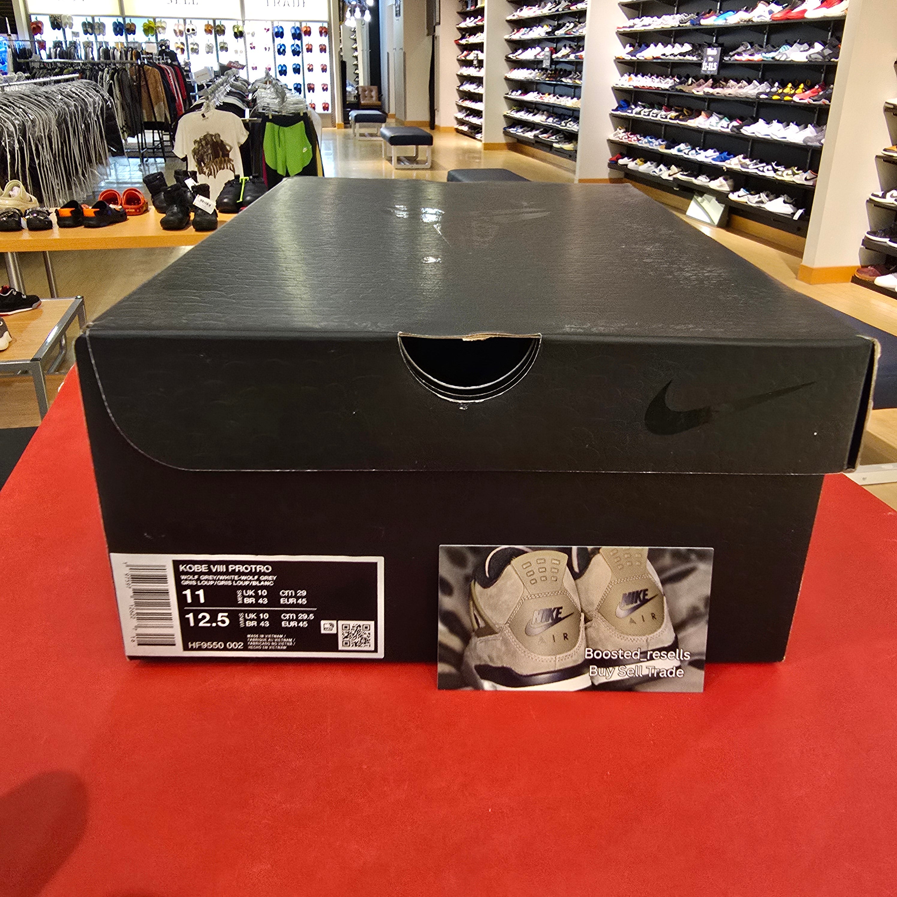 Nike Kobe 8 Protro Wolf Grey SZ 11 USED