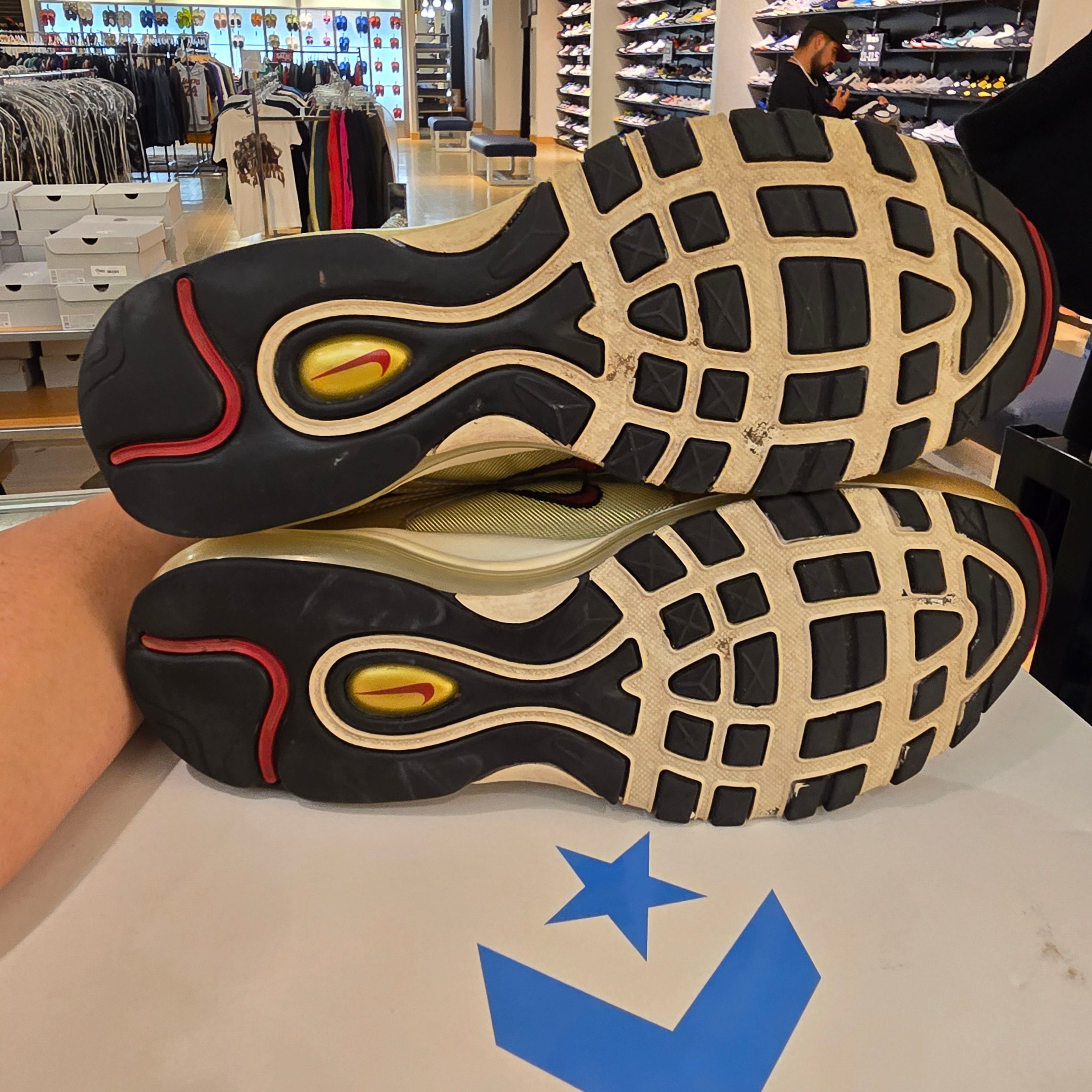 Nike Air Max 97 Metallic Gold (2017/2018) SZ 12 USED NO BOX