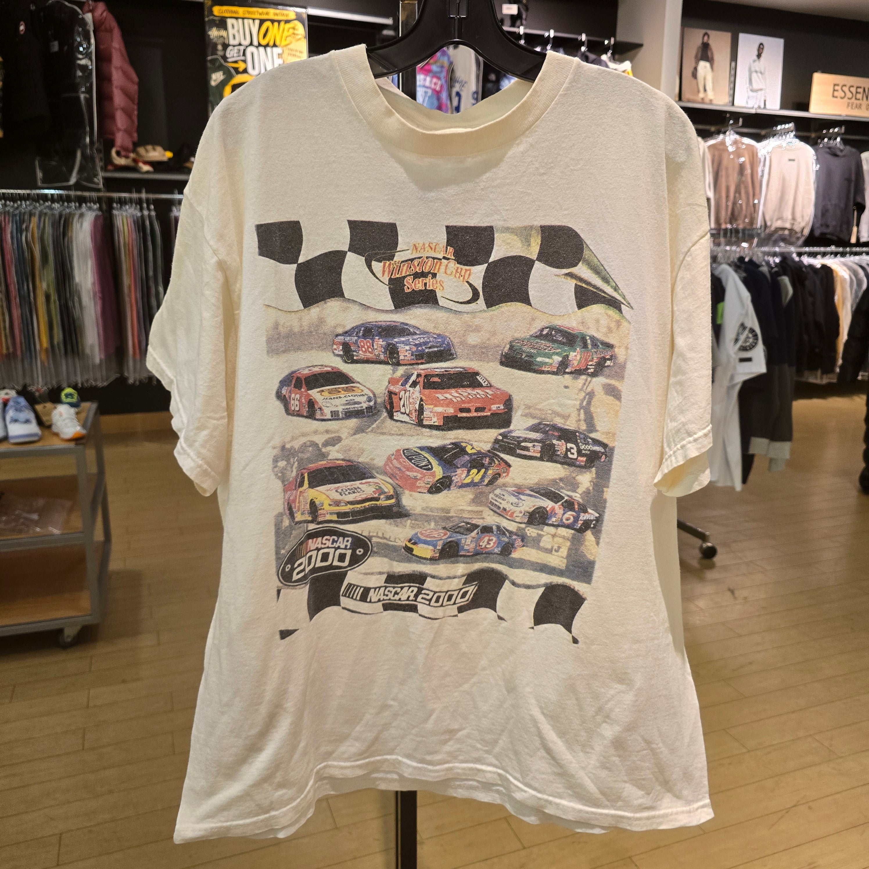 Y2K Nascar Winston Cup Tee White Size XL