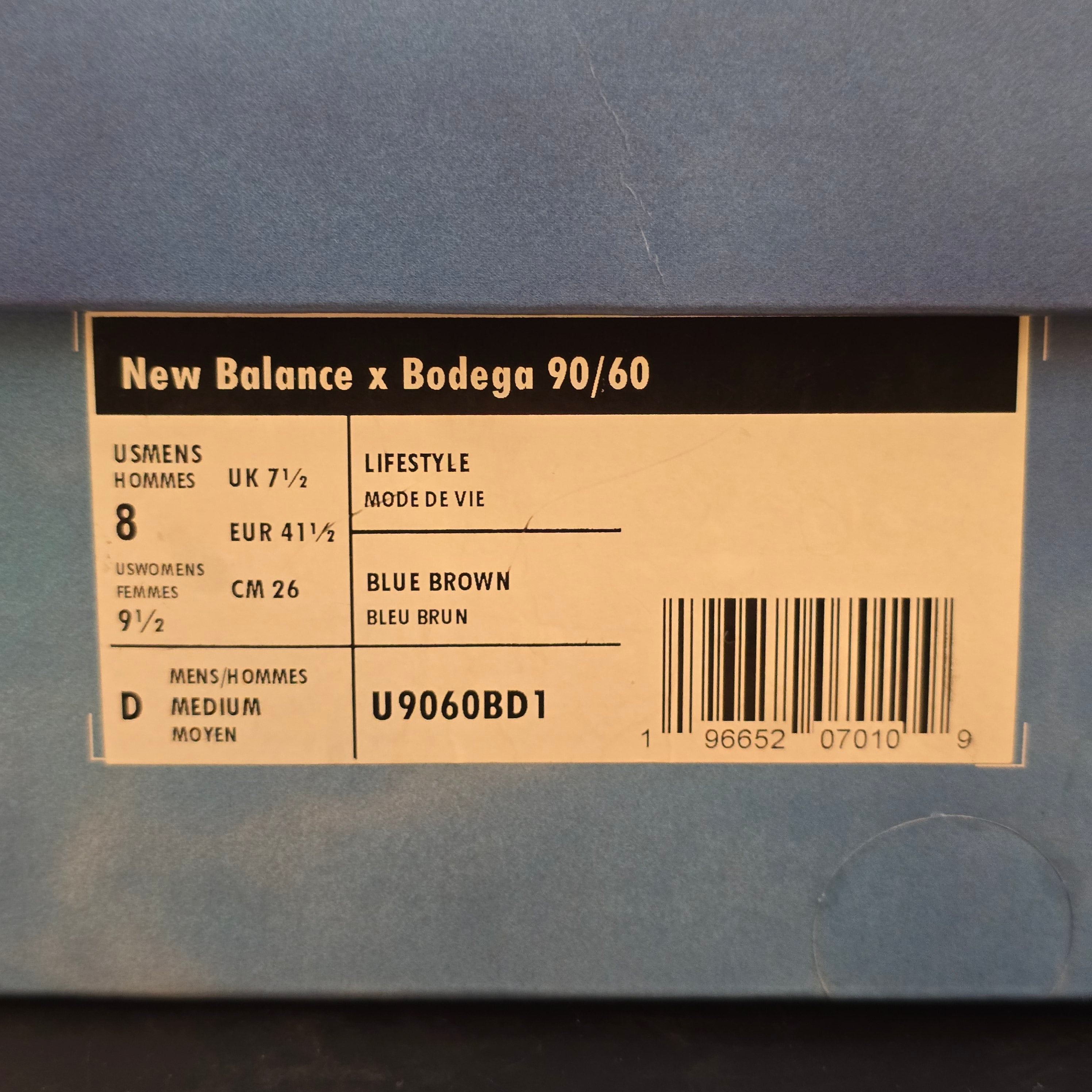 New Balance 9060 Bodega Age of Discovery SZ 8 USED