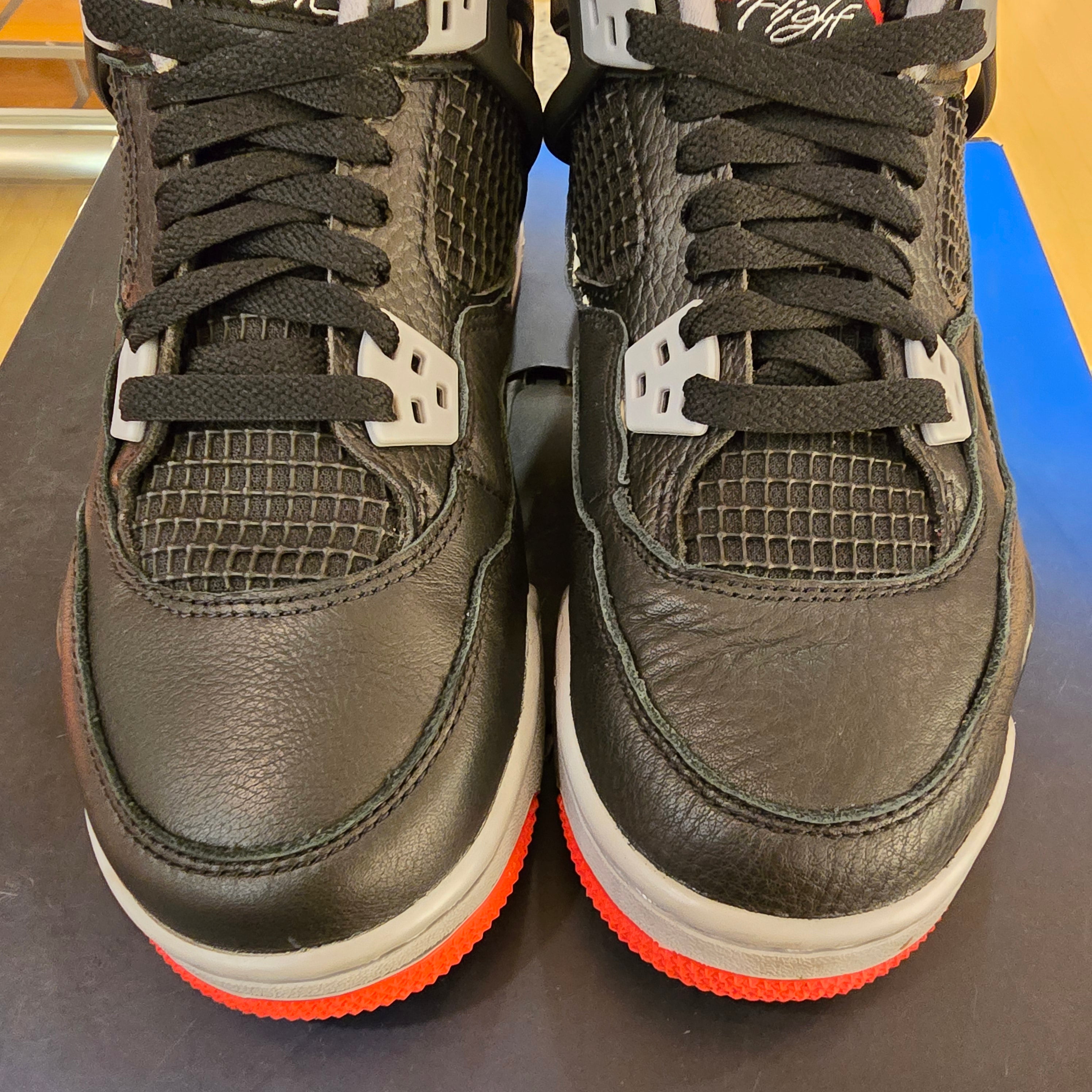 Jordan 4 Retro Bred Reimagined (GS) SZ 6Y USED