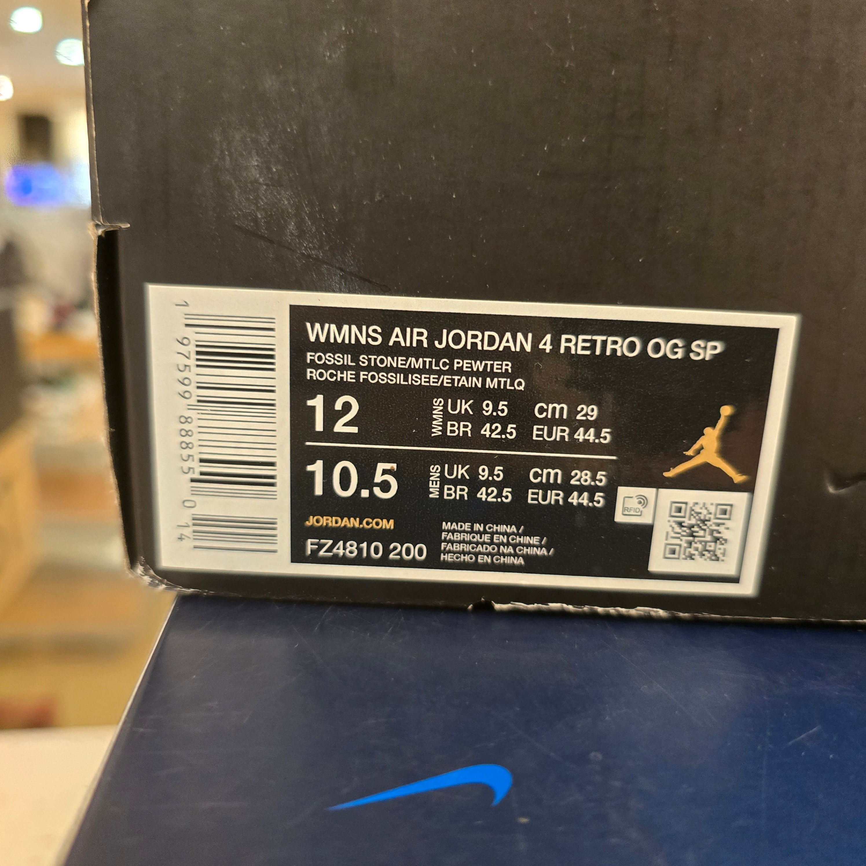 Jordan 4 Retro OG SP A Ma Maniere While You Were Sleeping (Women's) SZ 12/10.5M USED