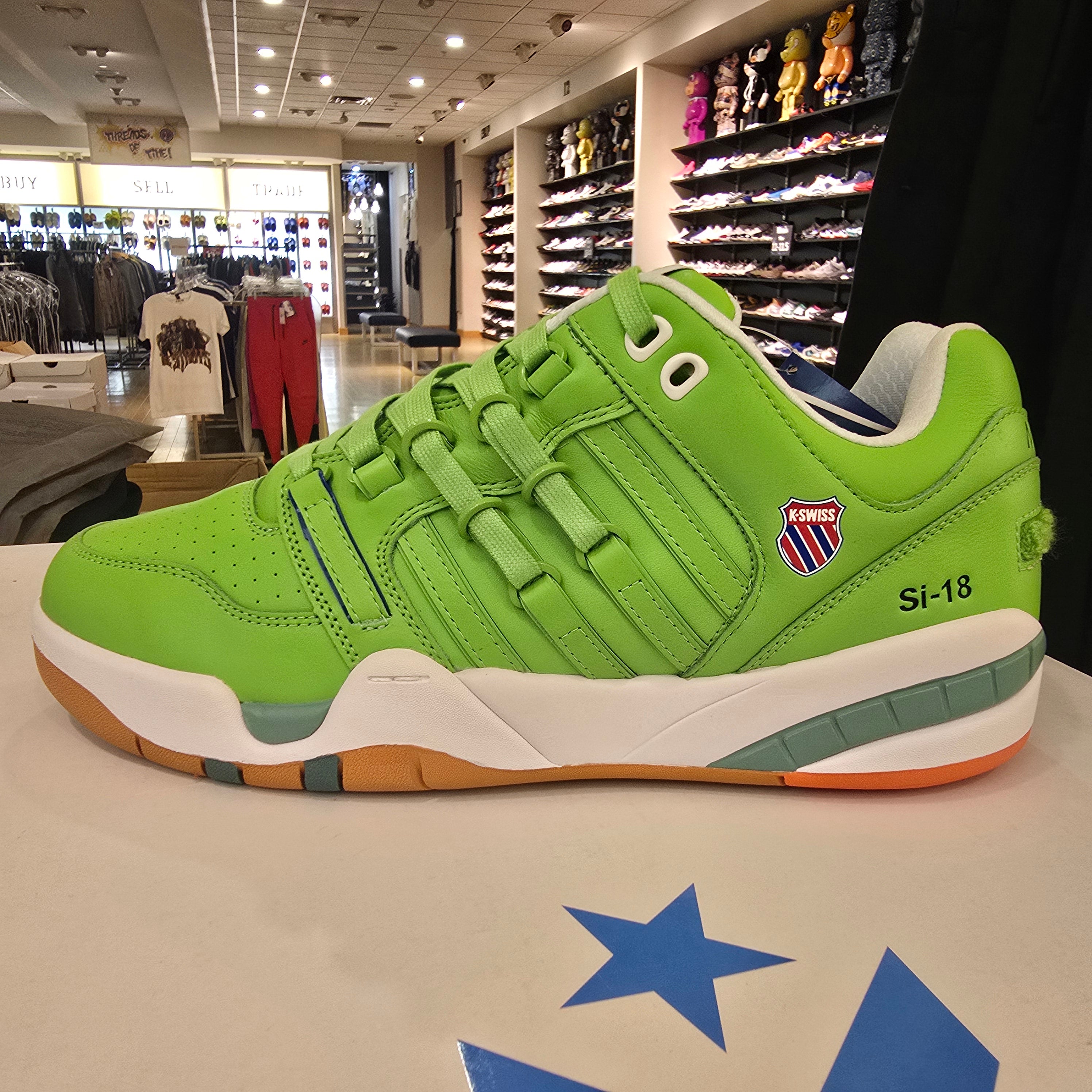 K-Swiss SI-18 International C x Manor Jasmine White Gum SZ 10.5