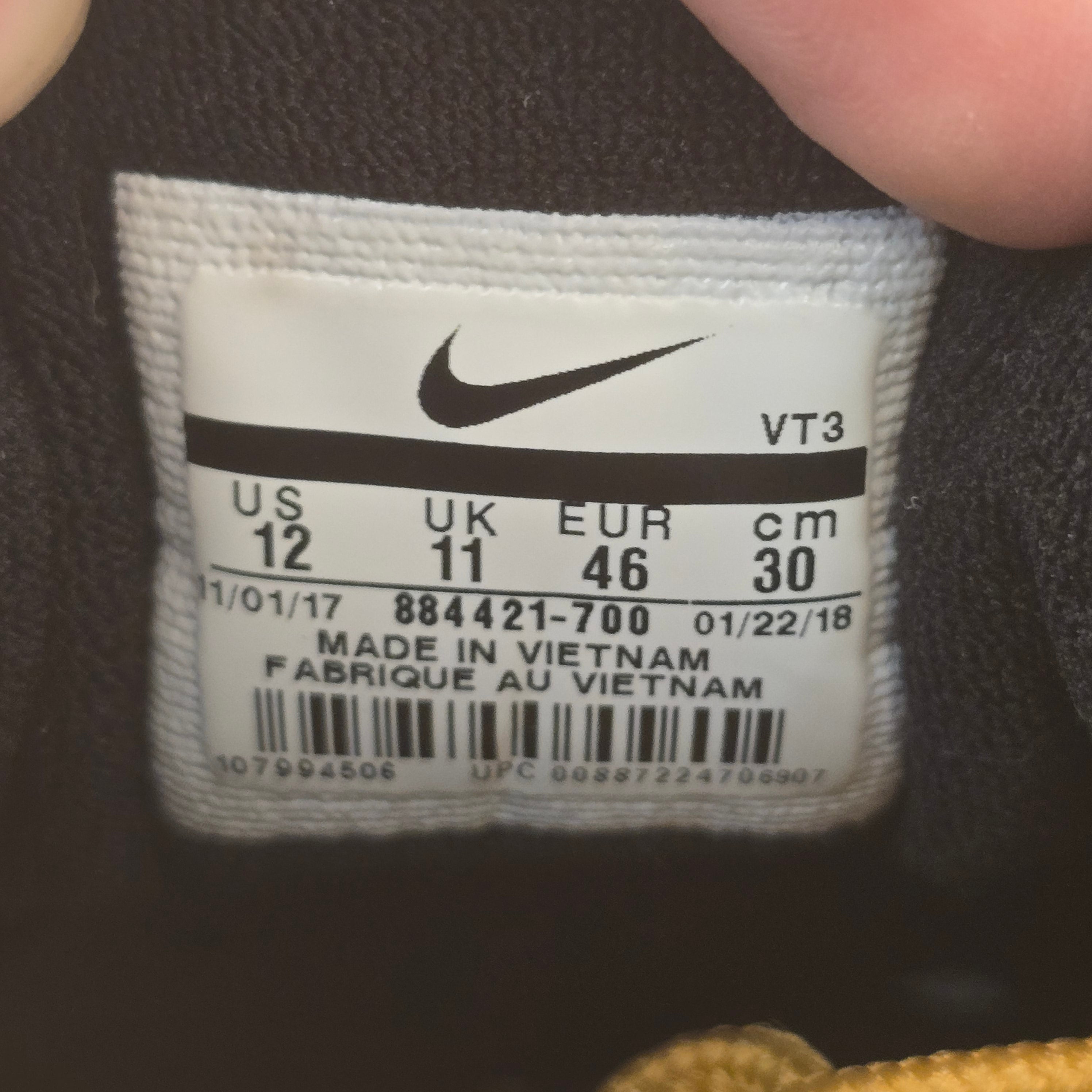 Nike Air Max 97 Metallic Gold (2017/2018) SZ 12 USED NO BOX