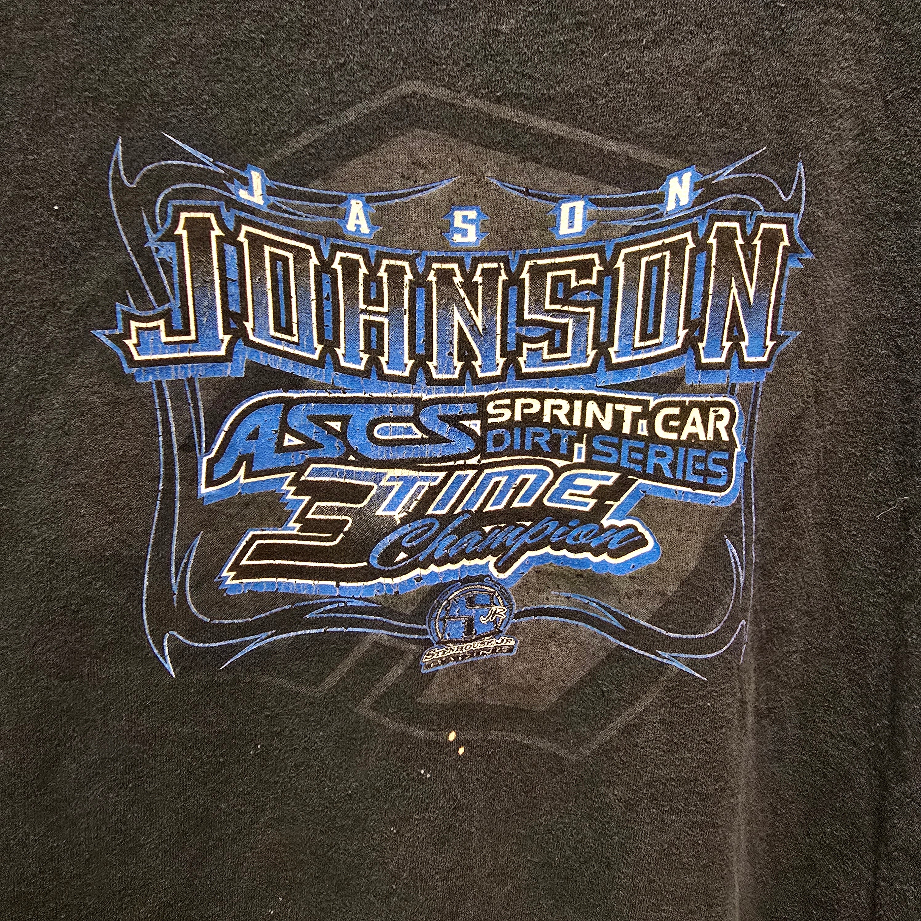 Jason Johnson #41 Sprint Car Tee Navy Size XXL