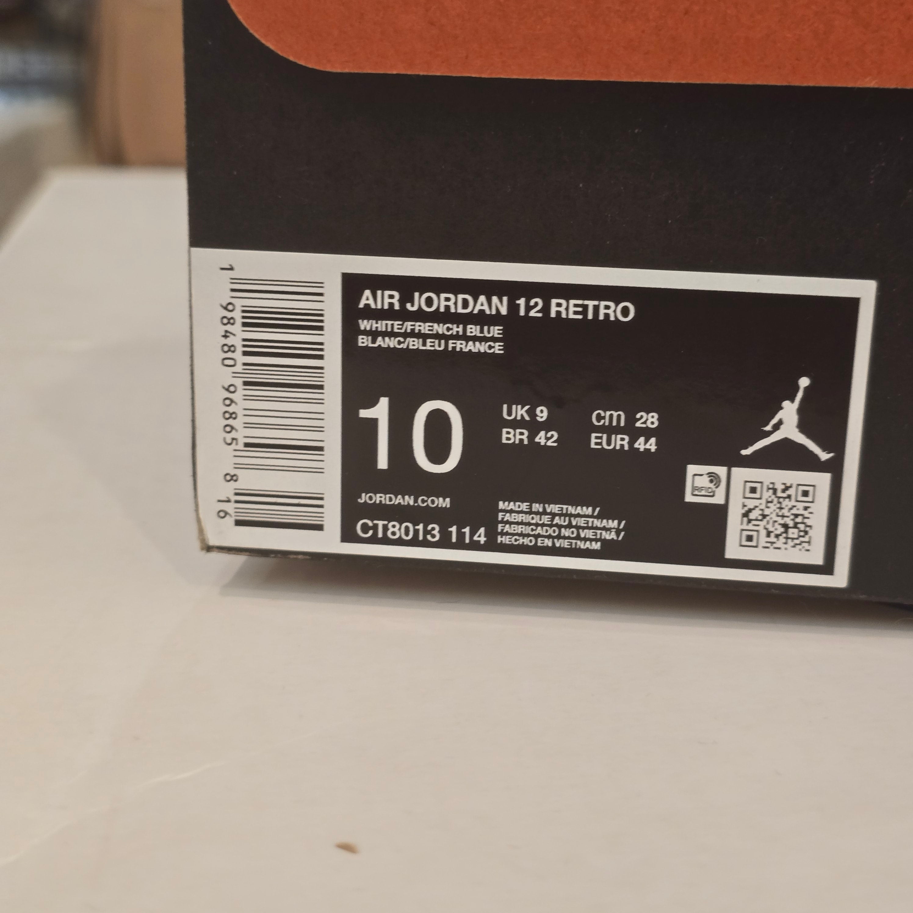Jordan 12 Retro French Blue (2025) SZ 10