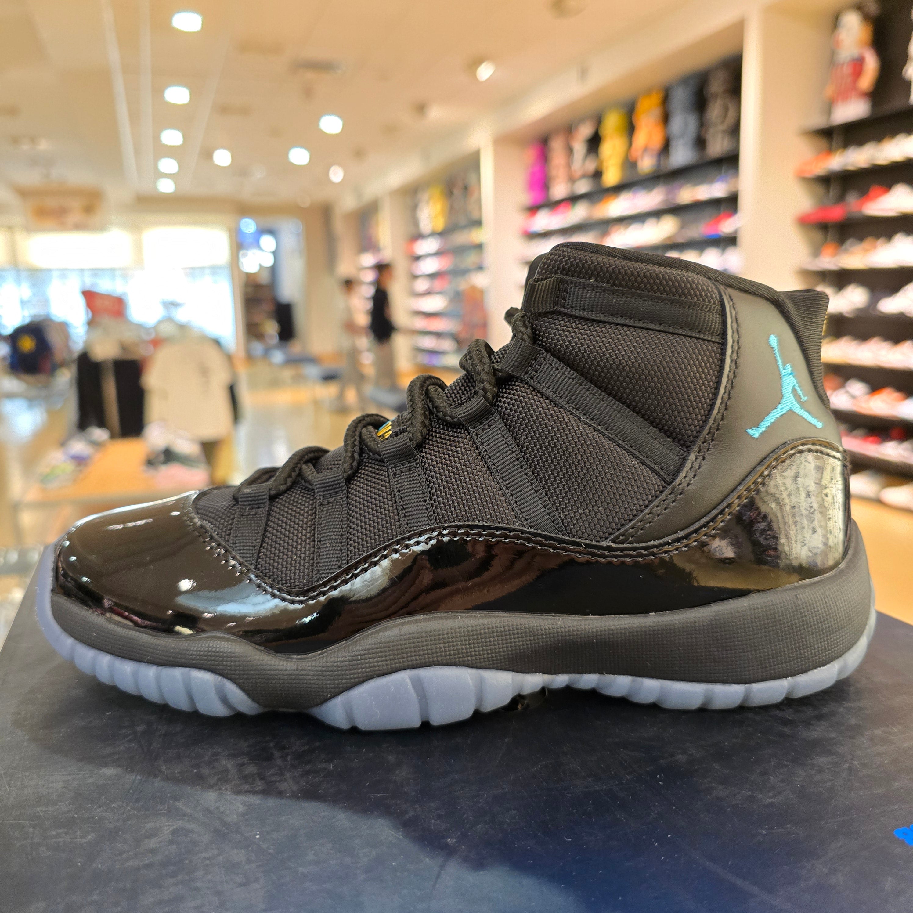 Jordan 11 Retro Gamma Blue GS SZ 7Y B-GRADE MISSING LID