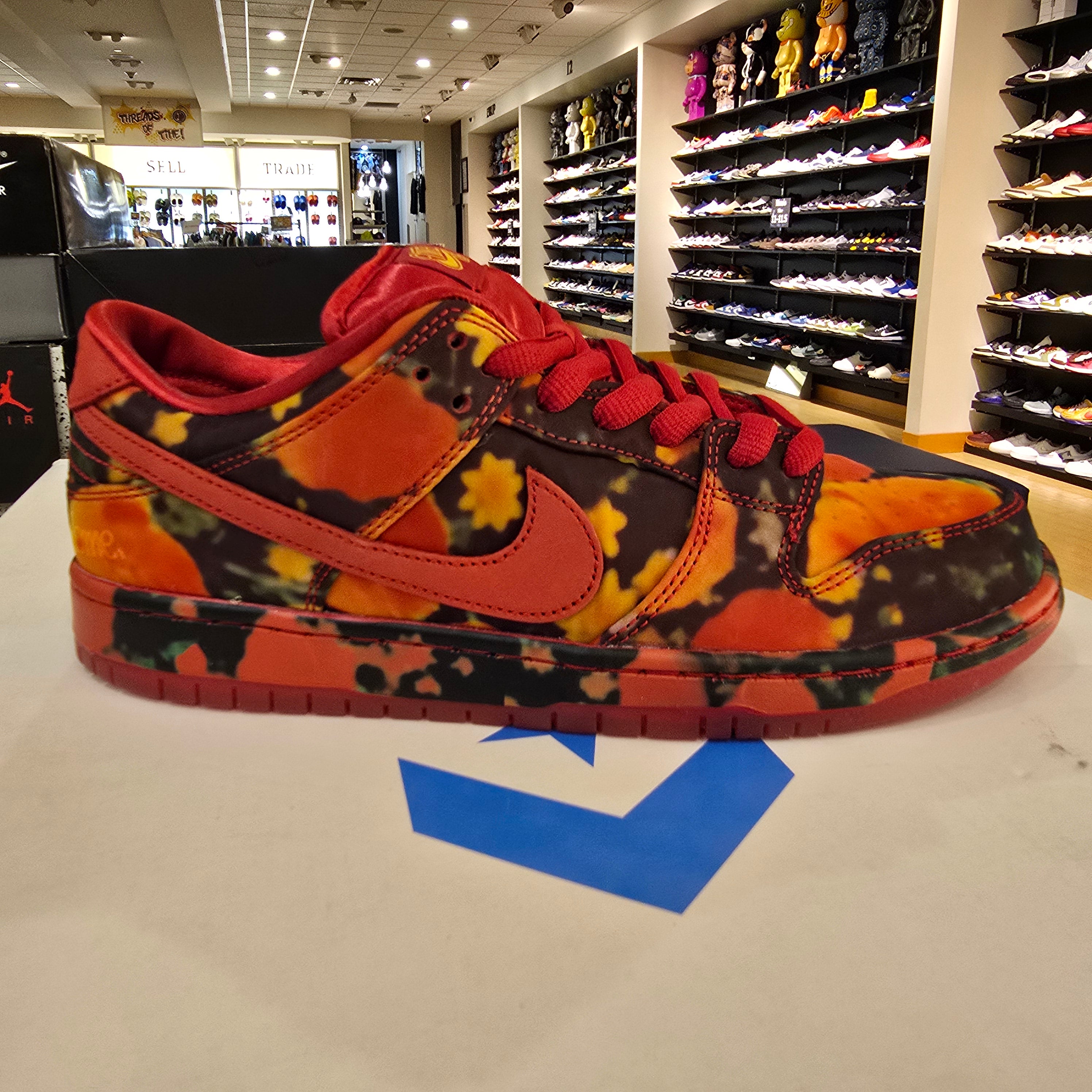 Nike SB Dunk Low The Wizard Of Oz Poppy Field SZ 10
