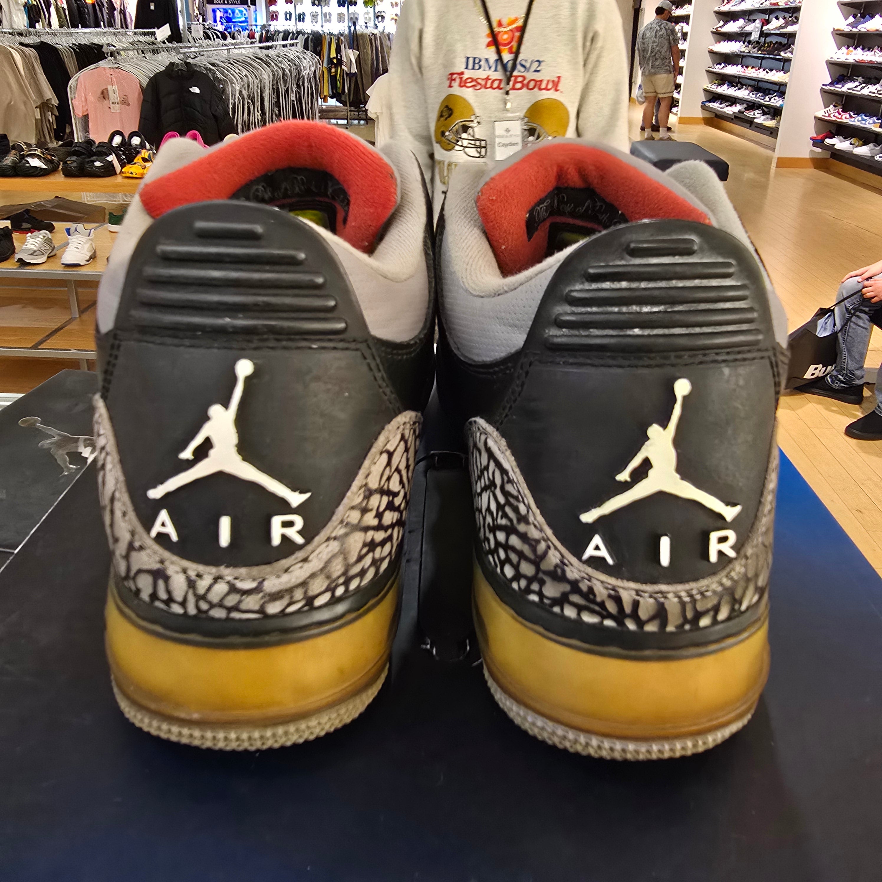 Jordan Fusion 3 Black Cement (2008) SZ 12 USED
