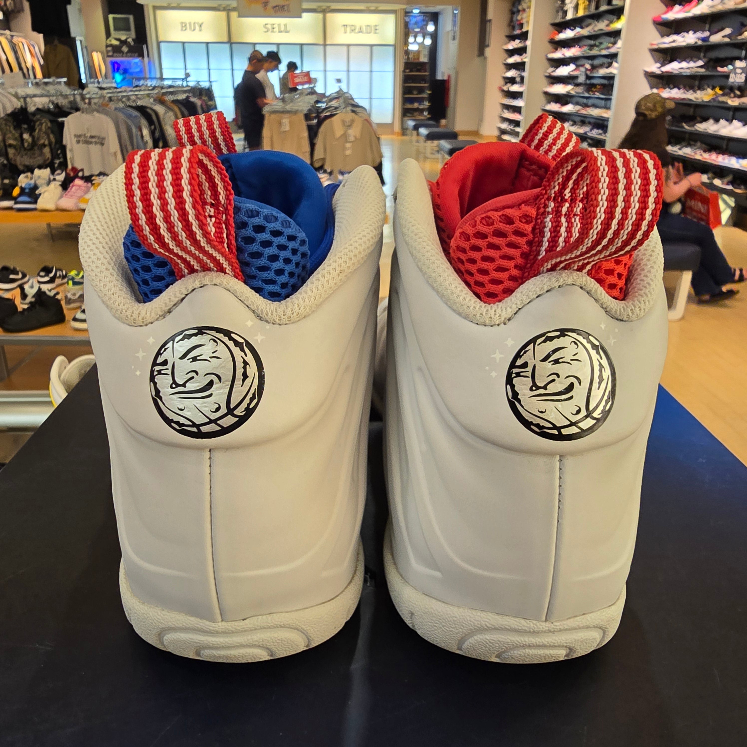Nike Little Posite One USA Moon (GS) SZ 5.5Y USED NO BOX