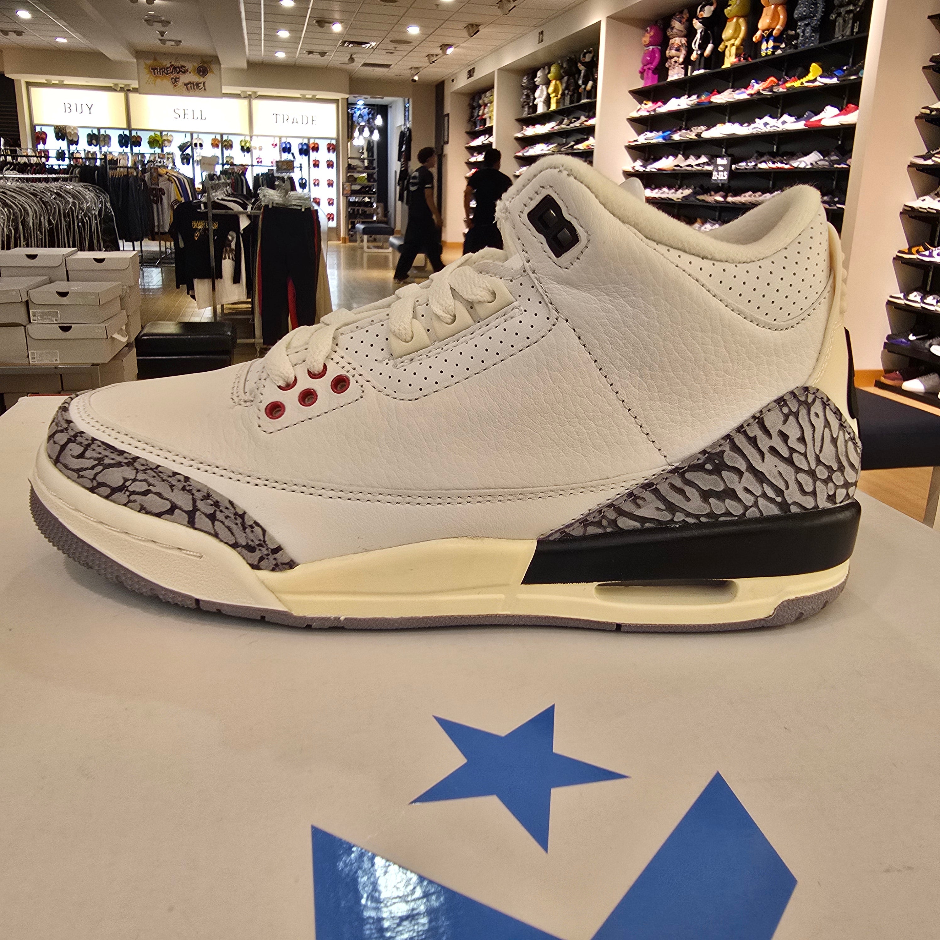 Jordan 3 Retro White Cement Reimagined (GS) SZ 7Y