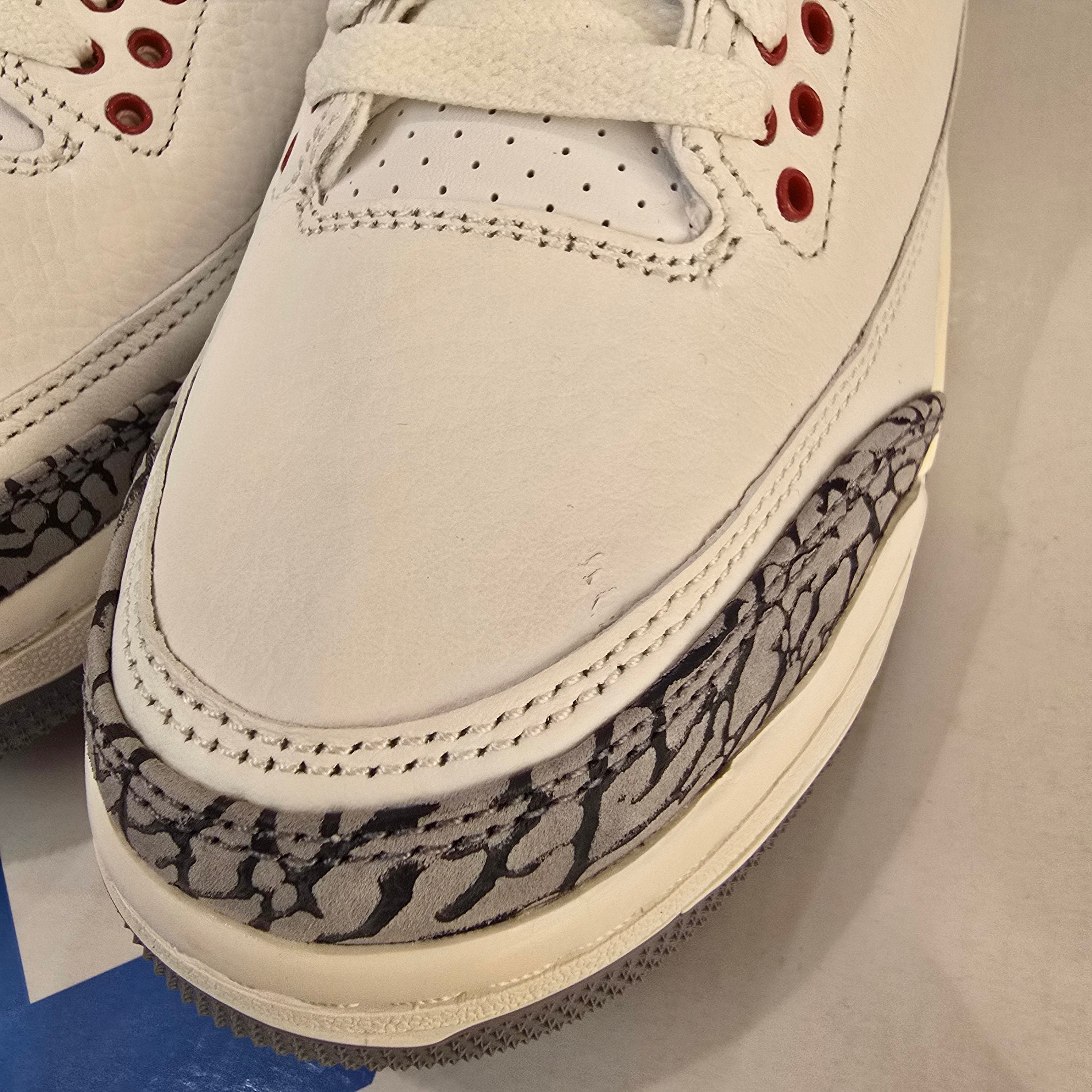 Jordan 3 Retro White Cement Reimagined (GS) SZ 7Y