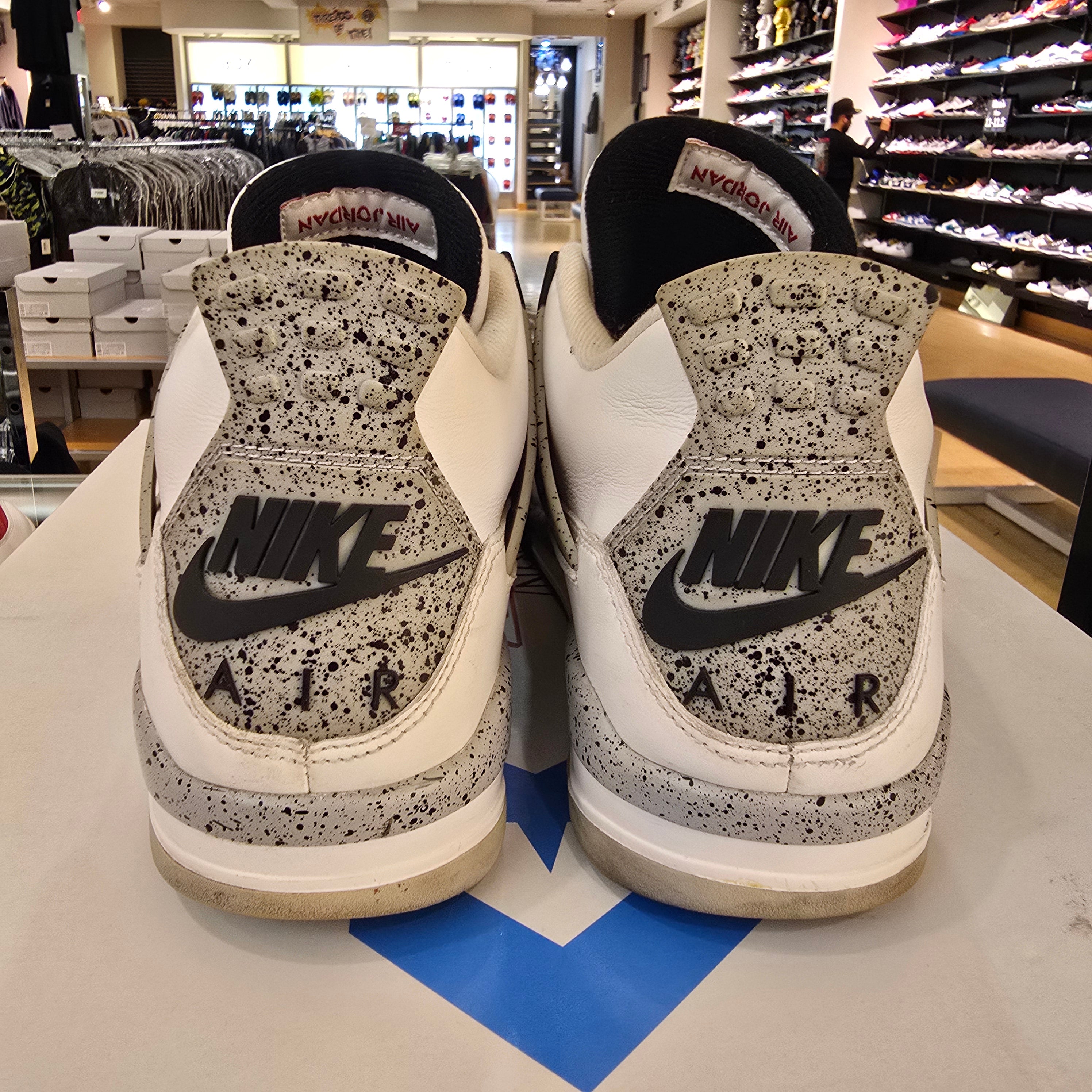 Jordan 4 Retro White Cement (2016) SZ 12 USED NO BOX