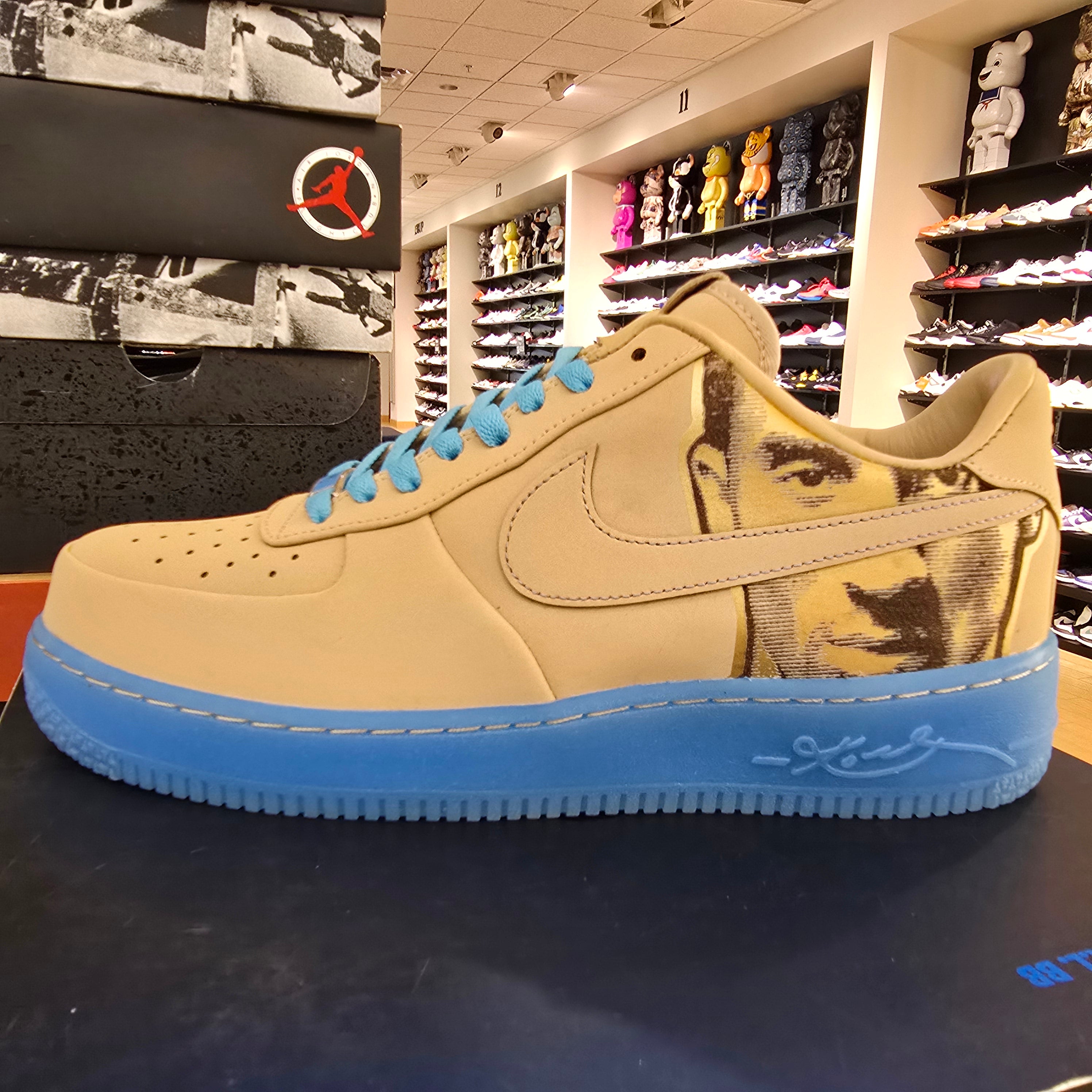 Nike Air Force 1 Low Protro Kobe Bryant Linen SZ 11 WORN 1X