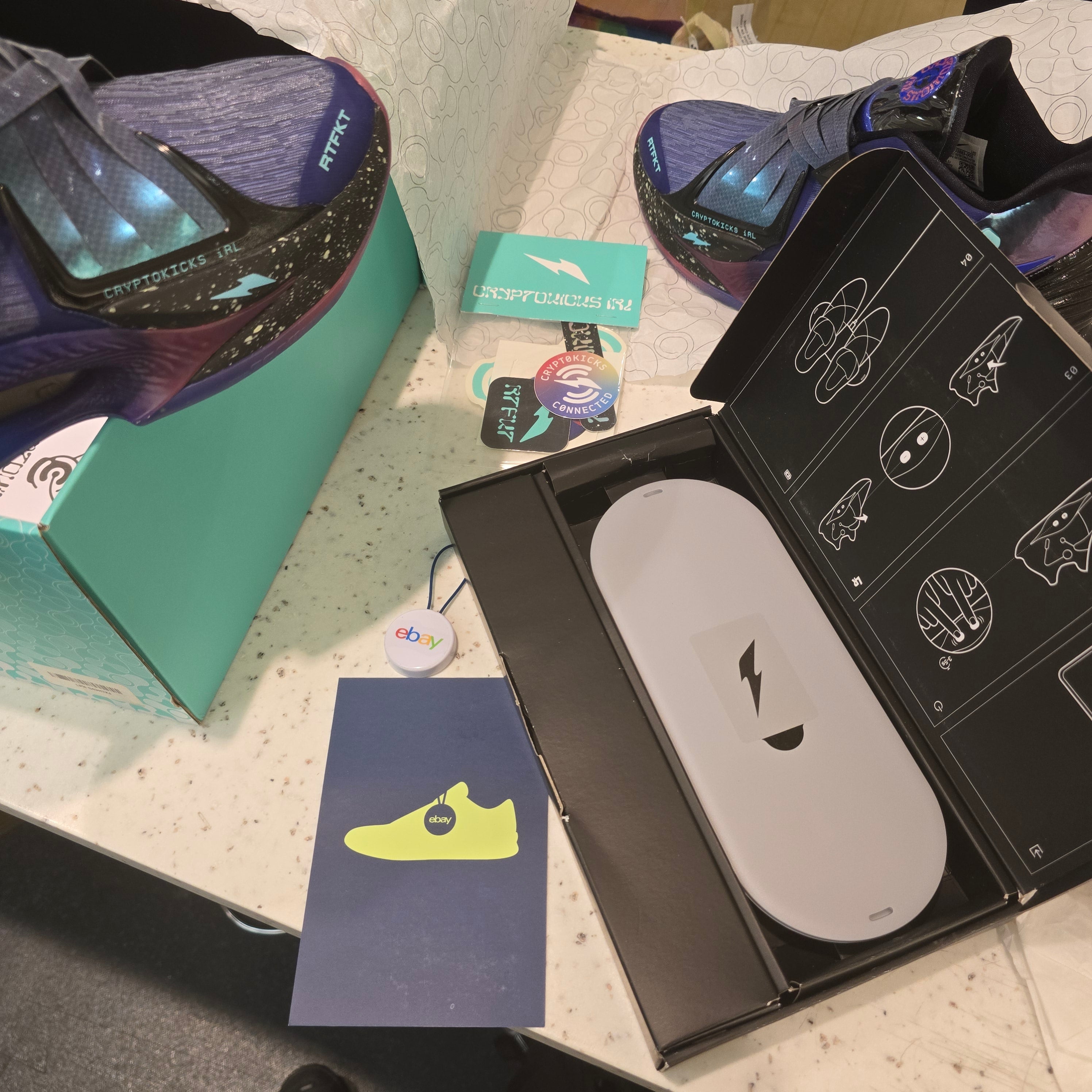 Nike RTFKT Cryptokicks iRL Space Matter SZ 10