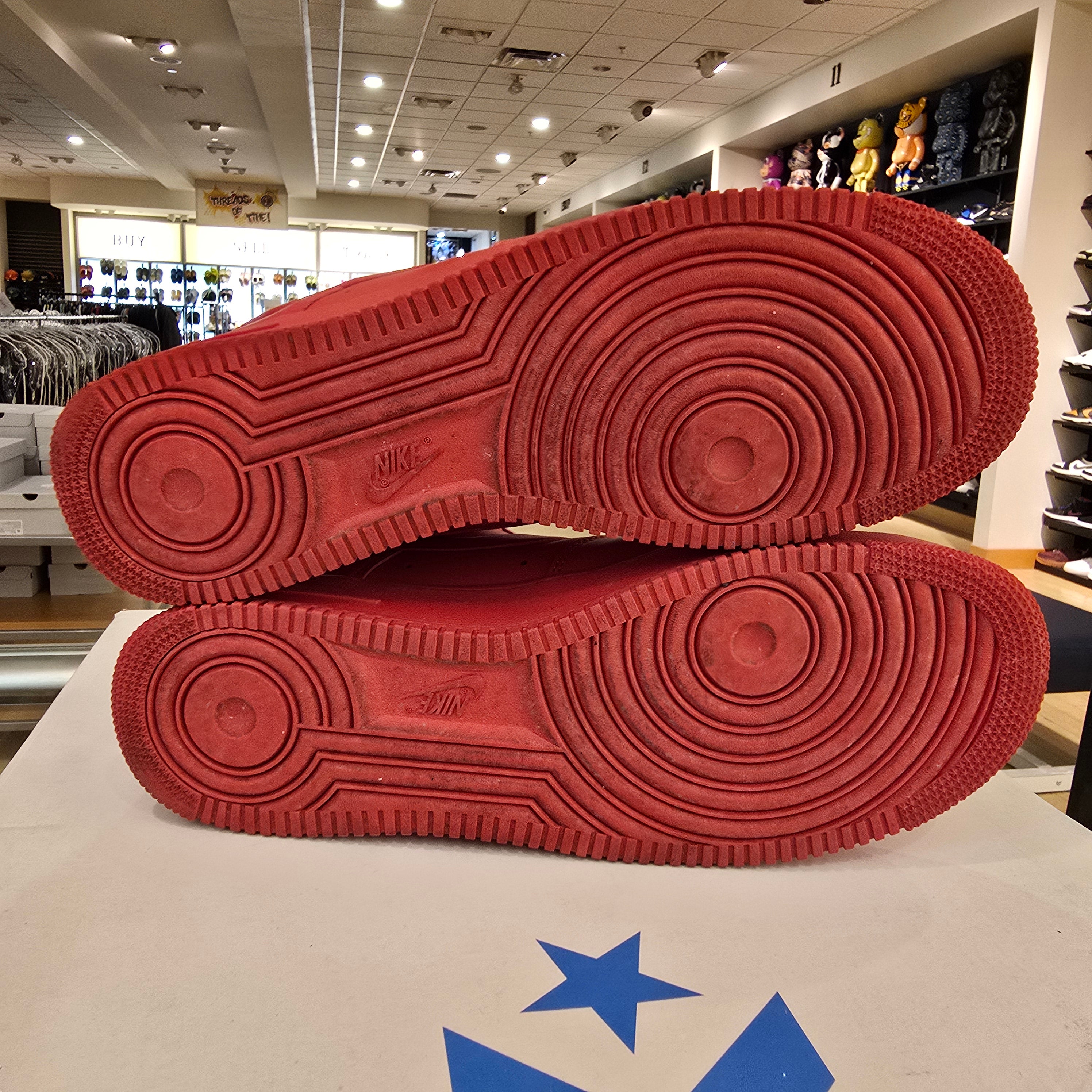 Nike Air Force 1 Low Triple Red SZ 12 USED NO BOX