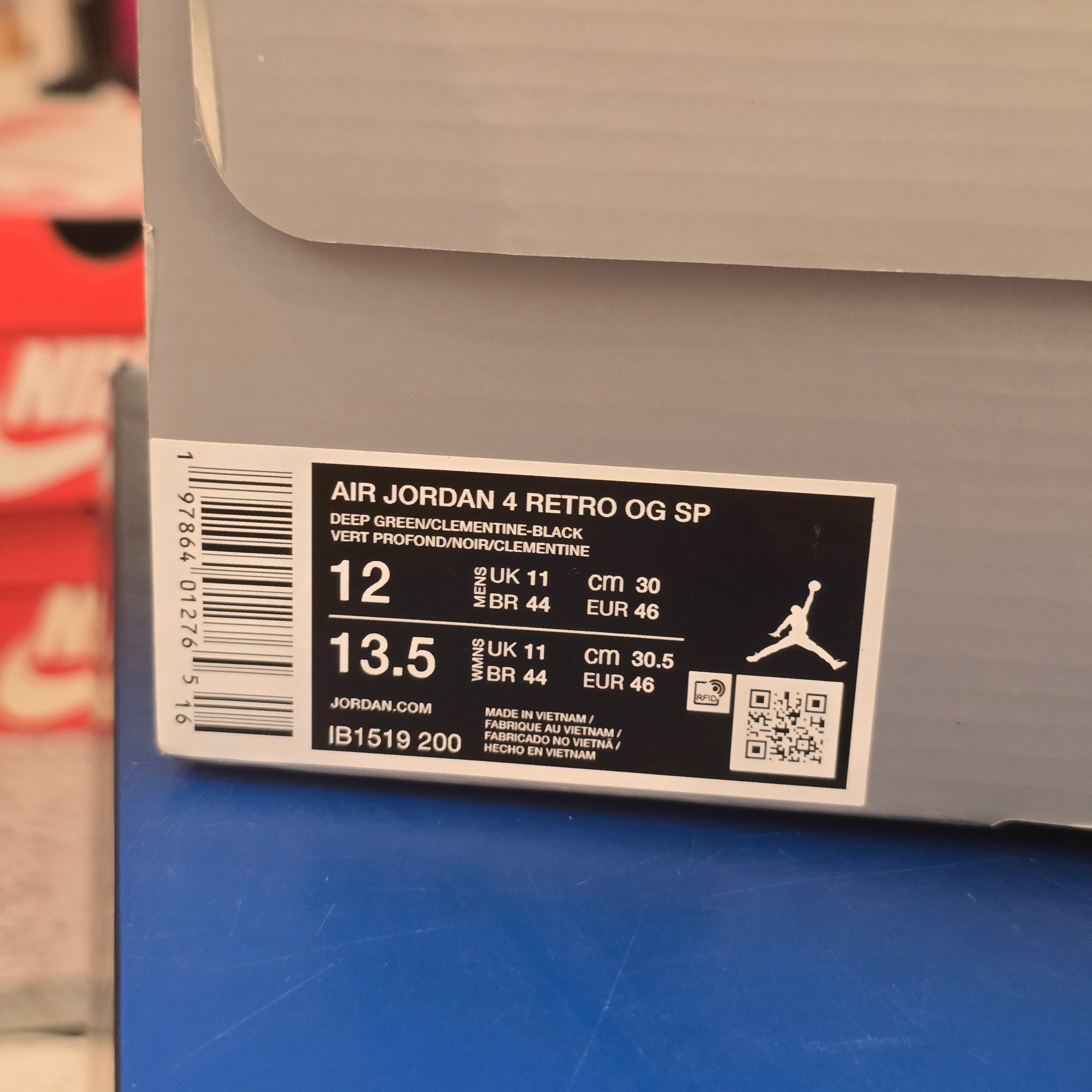 Jordan 4 Retro OG SP Undefeated (2025) SZ 12