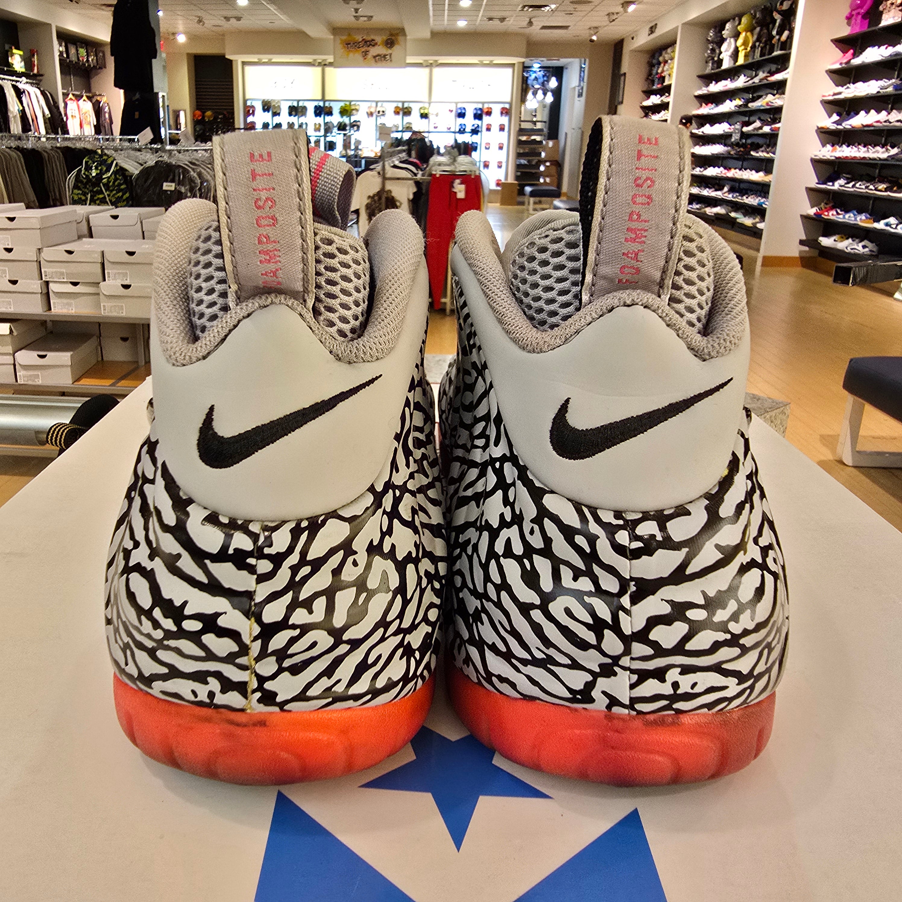 Nike Air Foamposite Pro Elephant Print SZ 12 USED NO BOX