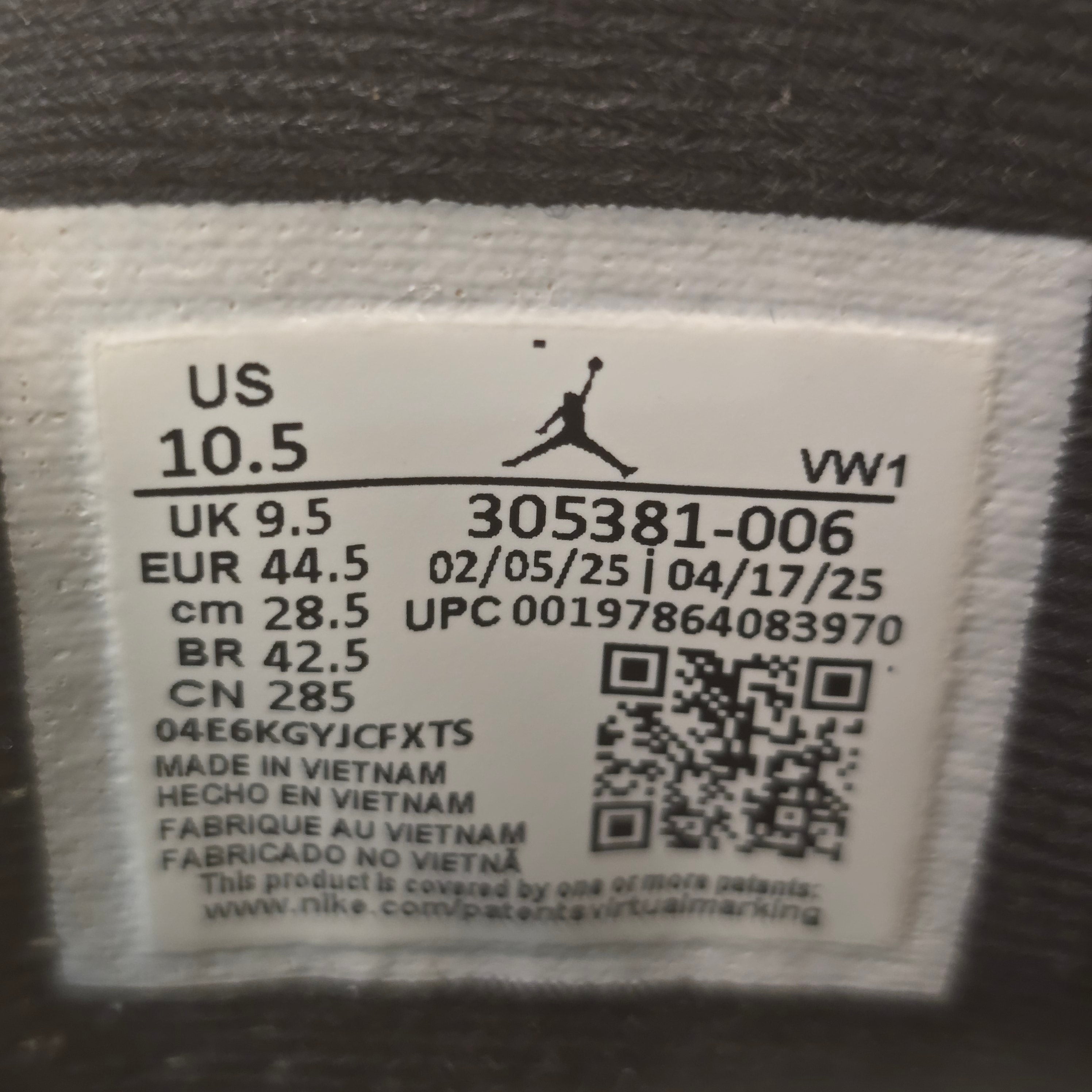 Jordan 8 Retro Aqua (2025) SZ 10.5 USED
