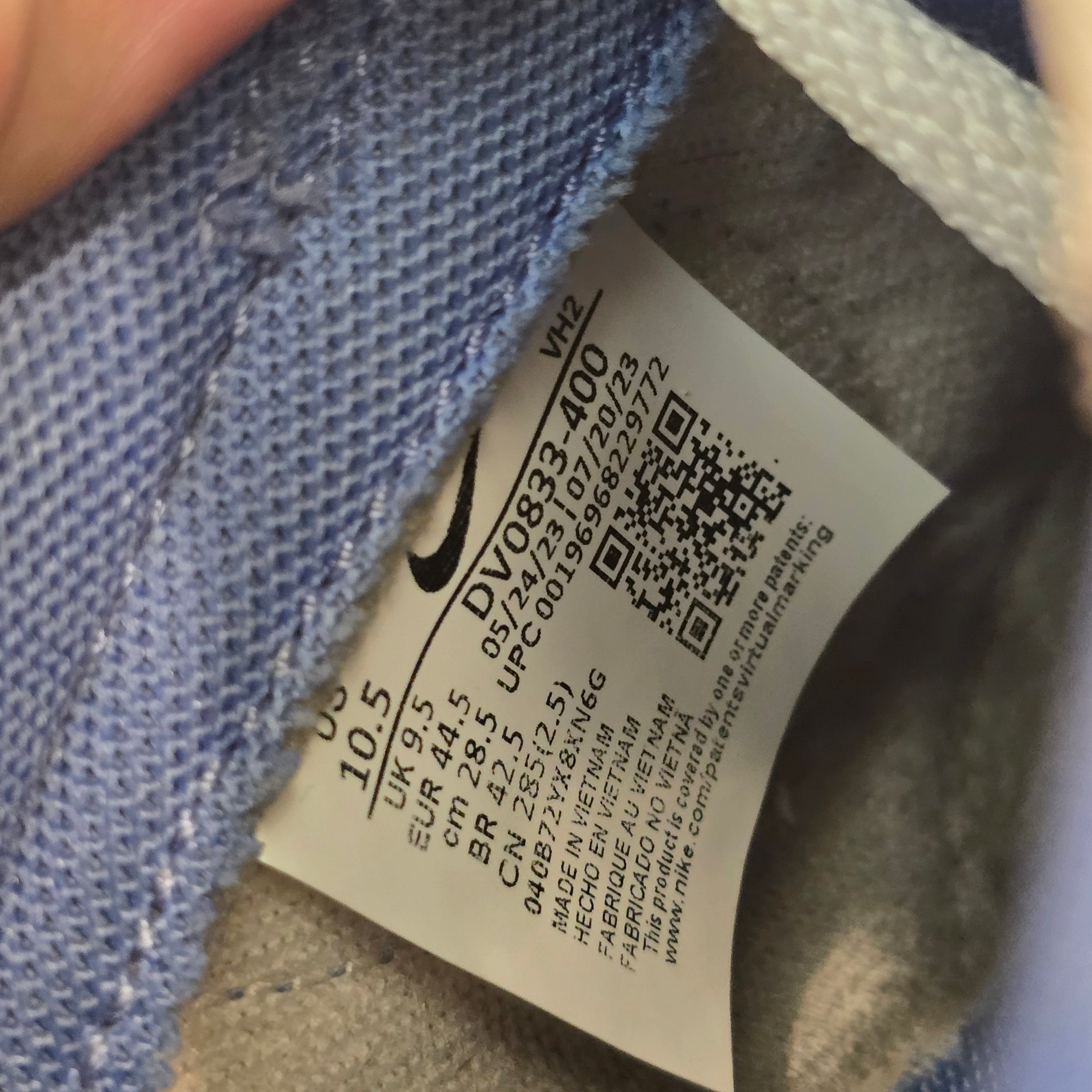 Nike Dunk Low Polar Blue SZ 10.5 USED