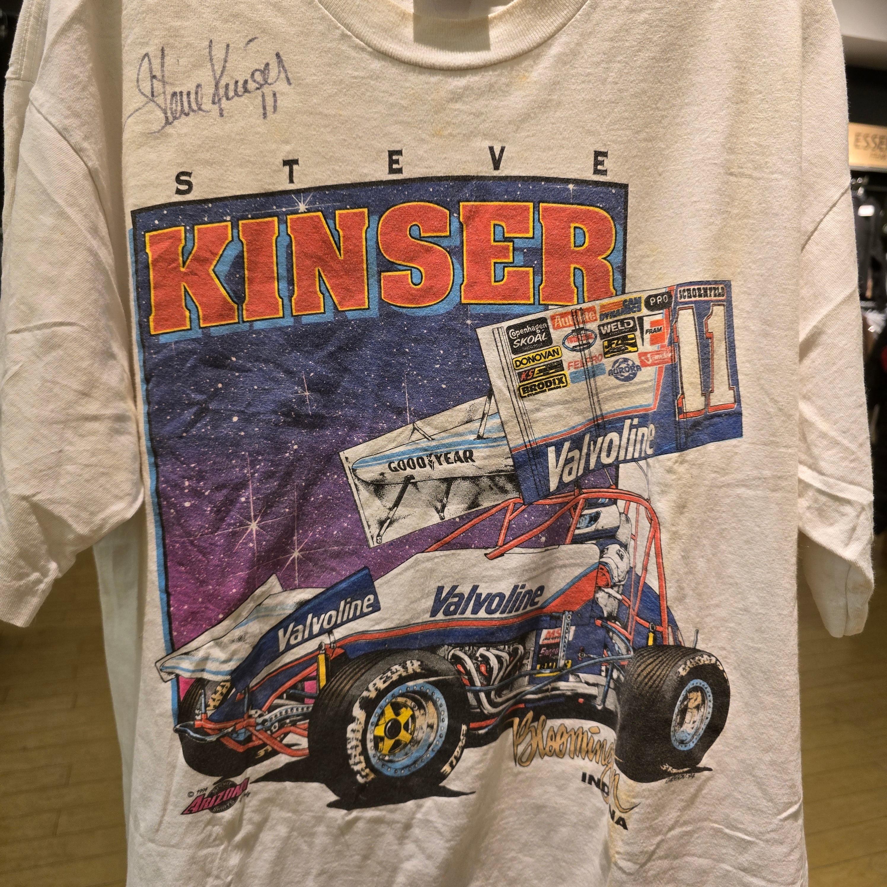 1994 Autographed Steve Kinser Racing Tee Size XL